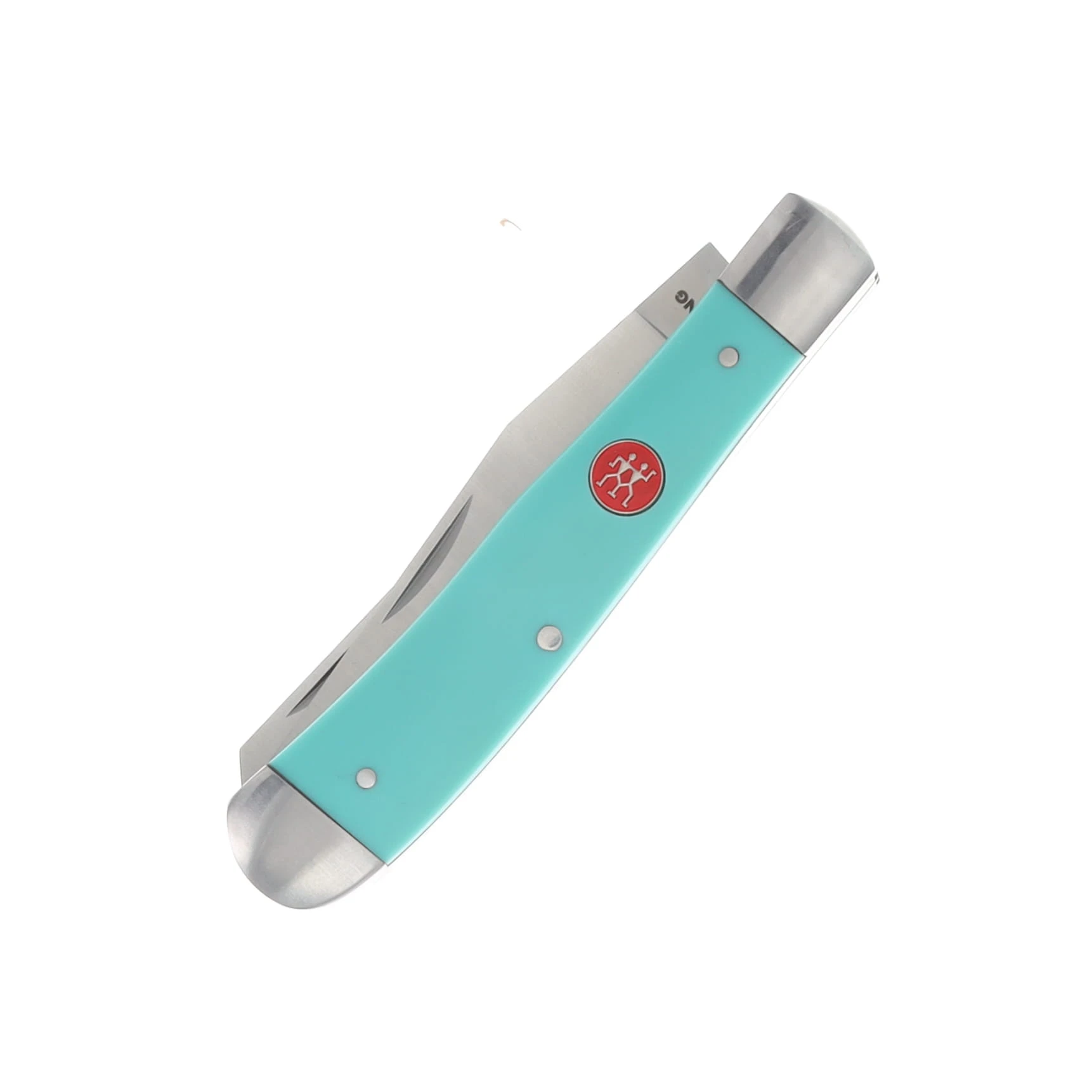 Zwilling J.A. Henckels Trapper Folding Knife Turquoise Plastic Handle 14C28N Blade 1037333 View 3