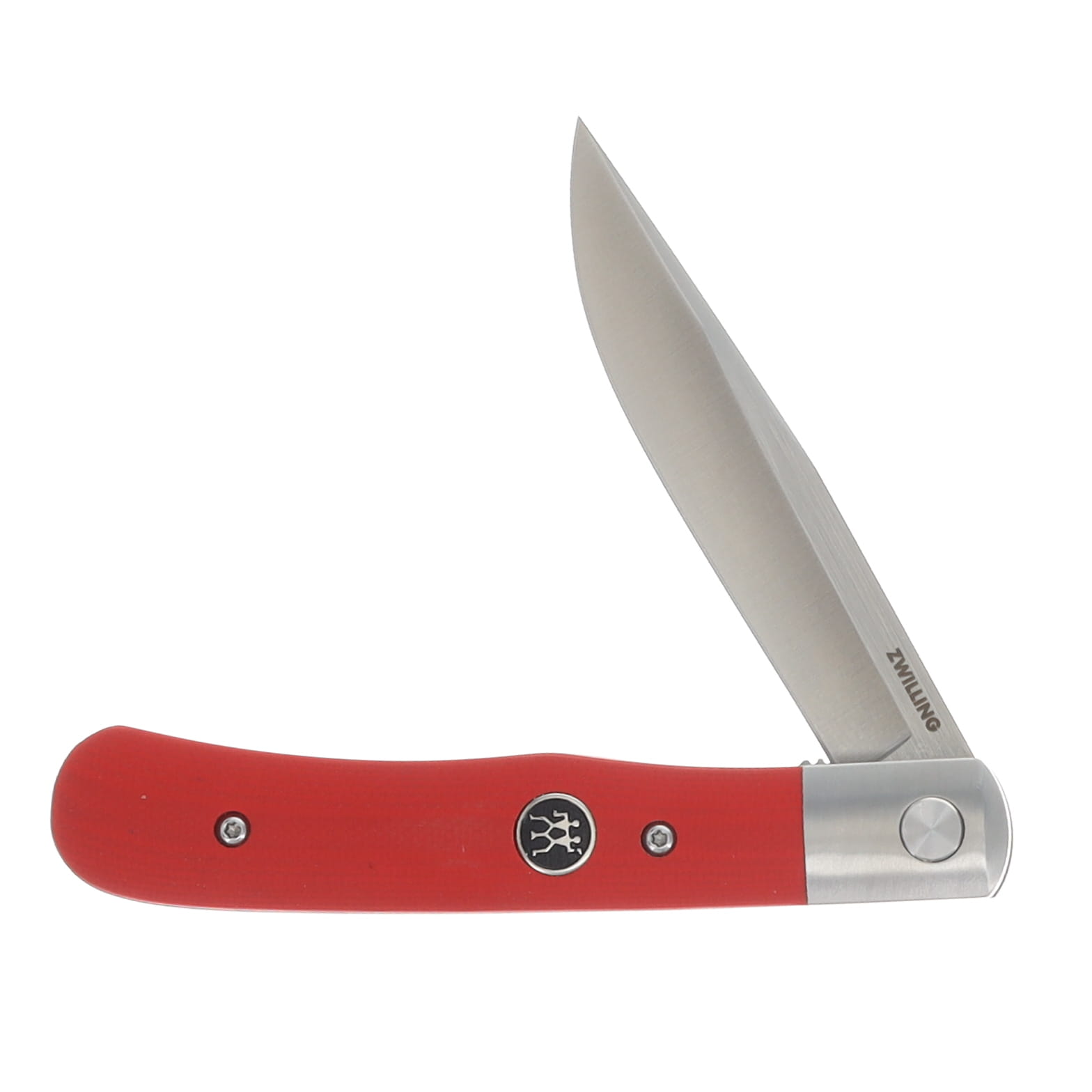 Zwilling J.A. Henckels Flipper Folding Knife Red G-10 Handle 14C28N Blade 1037348 View 3