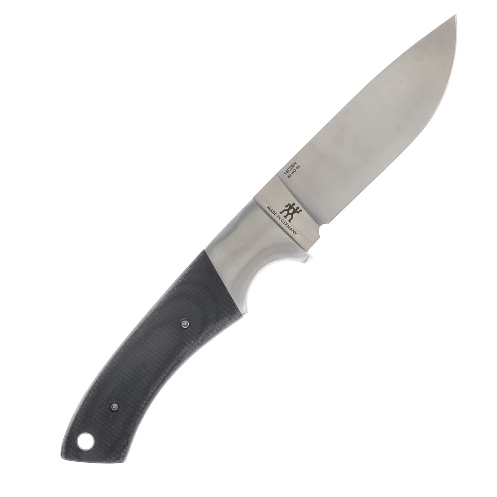 Zwilling J.A. Henckels Outdoor Fixed Hunter Black Micarta Handle 14C28N Blade 1037335 View 3