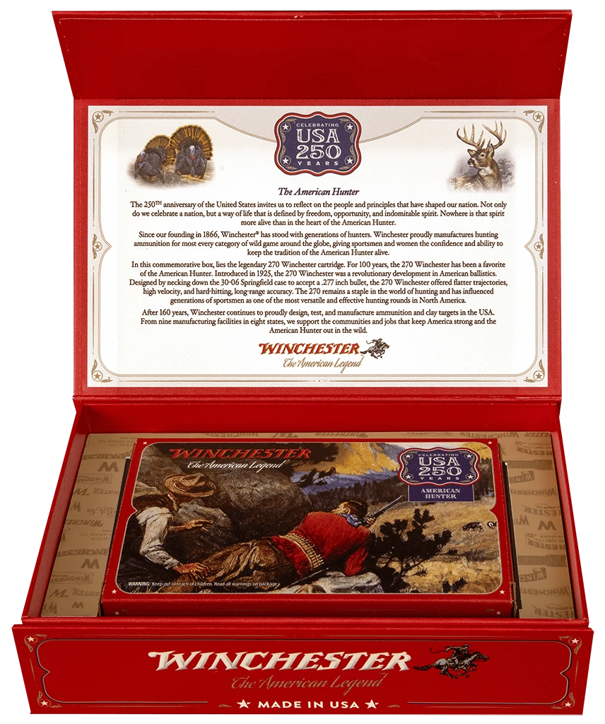 Winchester Power-Point 250th Anniversary .270 Win JSP 150gr 20Rds Box X270250 View 1
