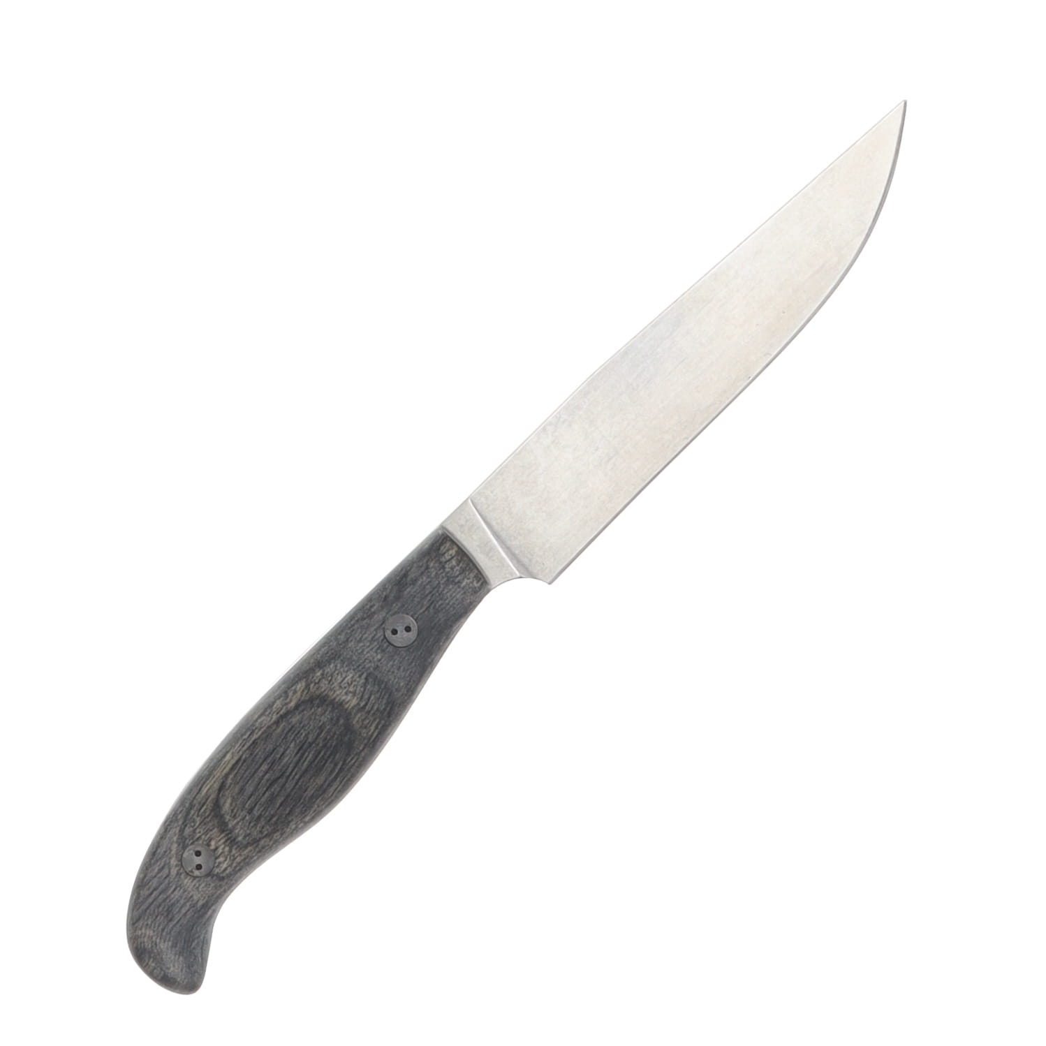 Bradford Orwell Steak Knife Stonewash AEB-L/3D Smooth Charcoal Libertywood 4-Pack with Leather Roll BRAD3693 View 4