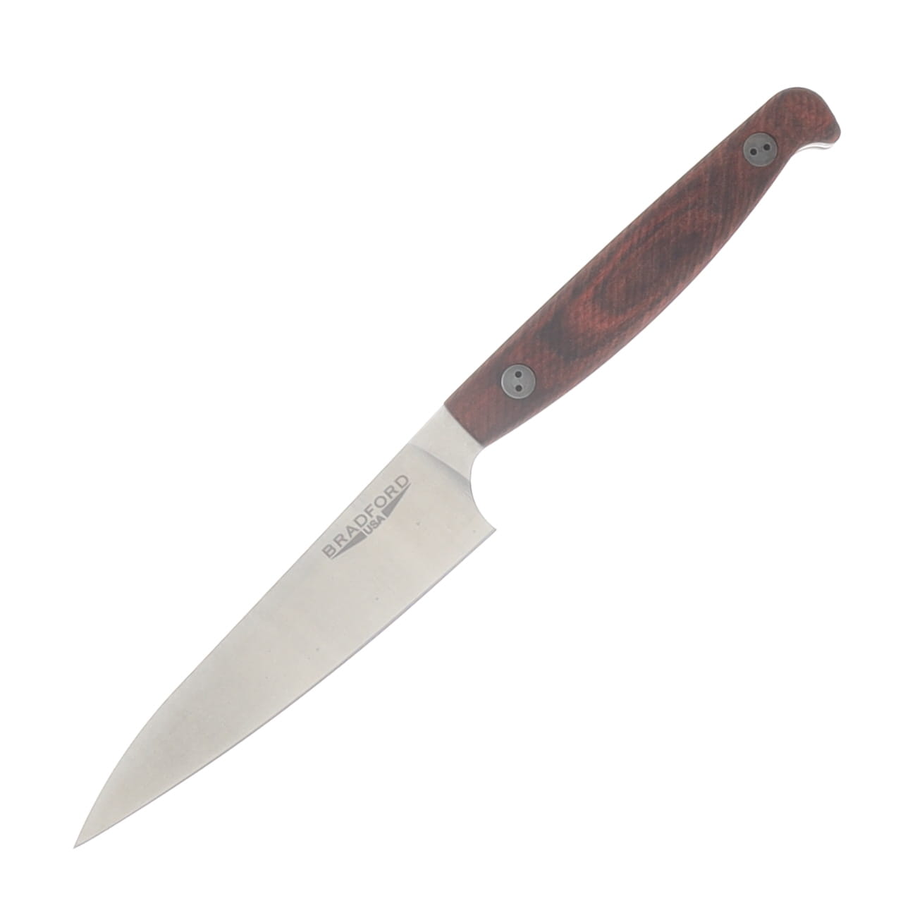 Bradford Table Knife Stonewash Magnacut/3D Microtextured Rosewood Libertywood 4-Pack with Leather Roll BRAD3692 View 3