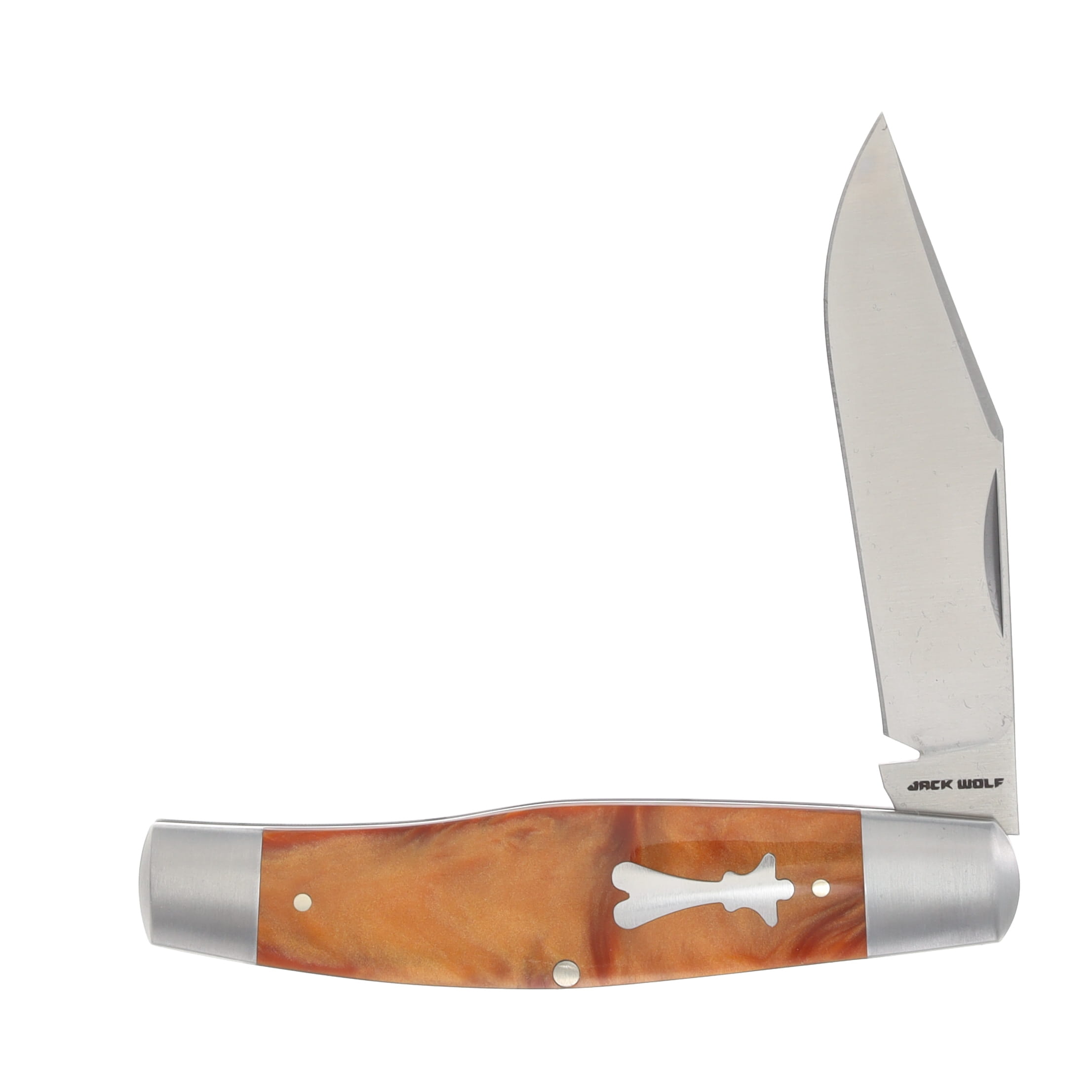 Jack Wolf Stockman Kirinite Root Beer Folding Knife STOCK-01-KIR-ROOT View 3