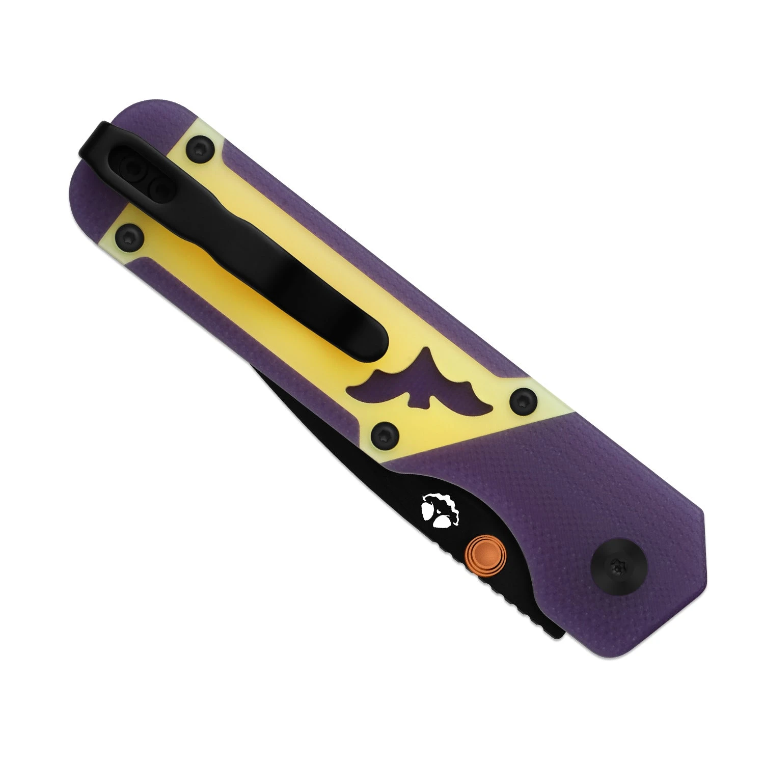 Kizer Halloween 2026 Militaw 3.1 Framelock Folding Knife Black PVD M390/Purple G-10 & Acrylic KI3634.31BDHW1 View 7