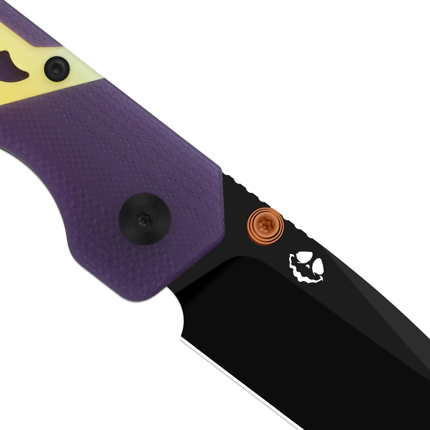 Kizer Halloween 2026 Militaw 3.1 Framelock Folding Knife Black PVD M390/Purple G-10 & Acrylic KI3634.31BDHW1 View 5