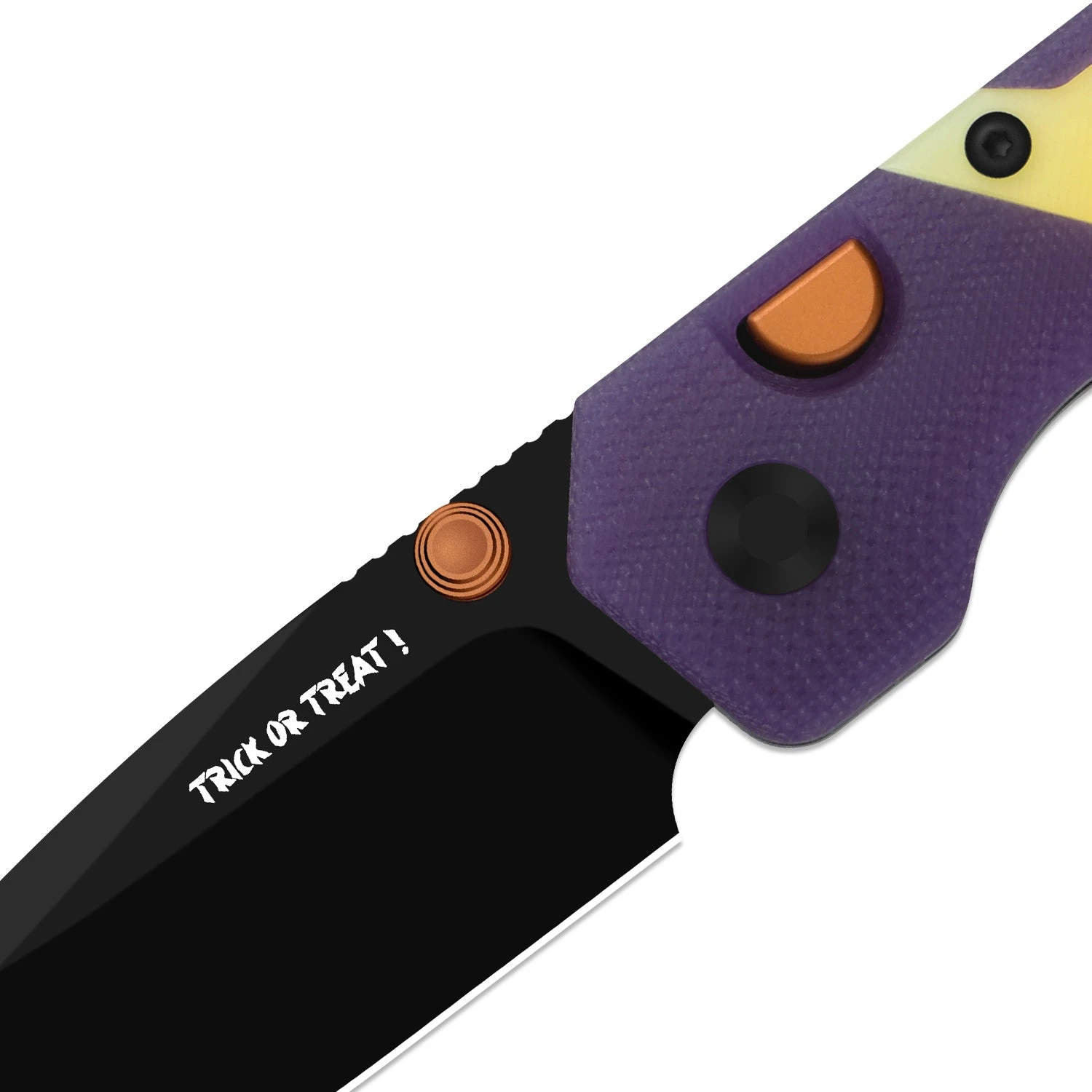 Kizer Halloween 2026 Militaw 3.1 Framelock Folding Knife Black PVD M390/Purple G-10 & Acrylic KI3634.31BDHW1 View 4