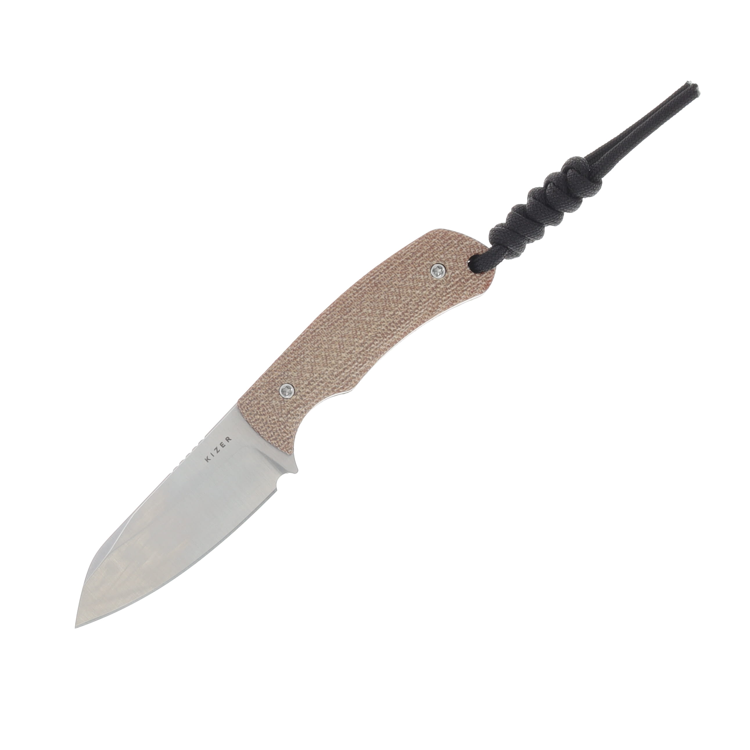 Kizer Field Mouse Fixed Blade Knife Satin 14C28N/Brown Norplex Ultrex Micarta 1135A4 View 3
