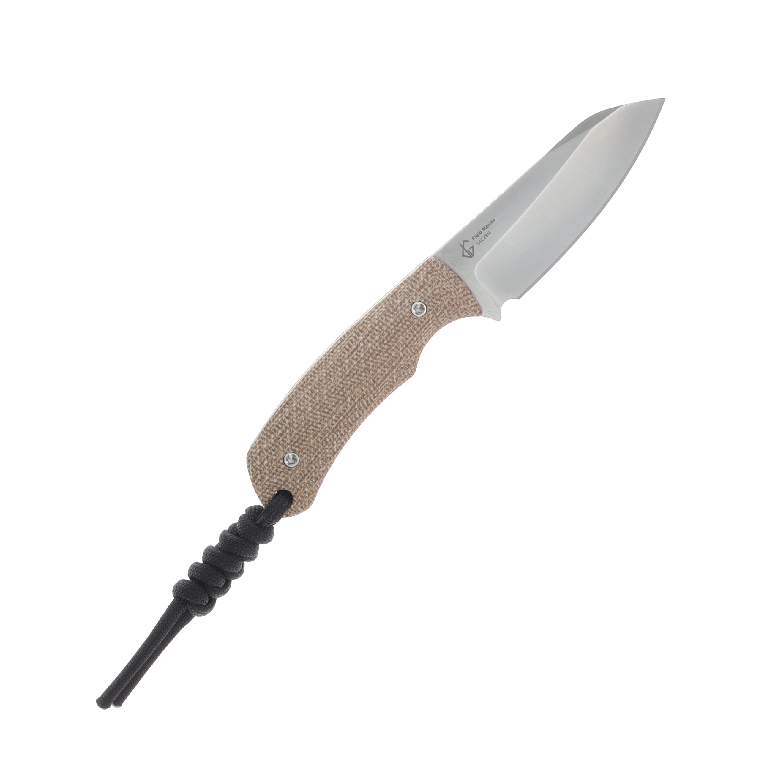Kizer Field Mouse Fixed Blade Knife Satin 14C28N/Brown Norplex Ultrex Micarta 1135A4 View 4