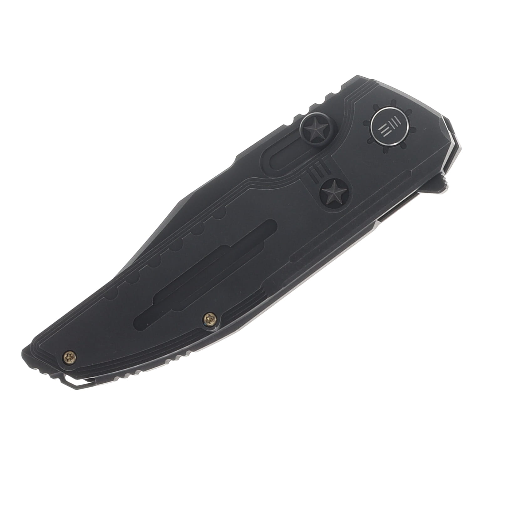 WE Knife Co Army Inspired Muster Folder Black Titanium Handle Black SW M390 Blade WE23058-1 View 5