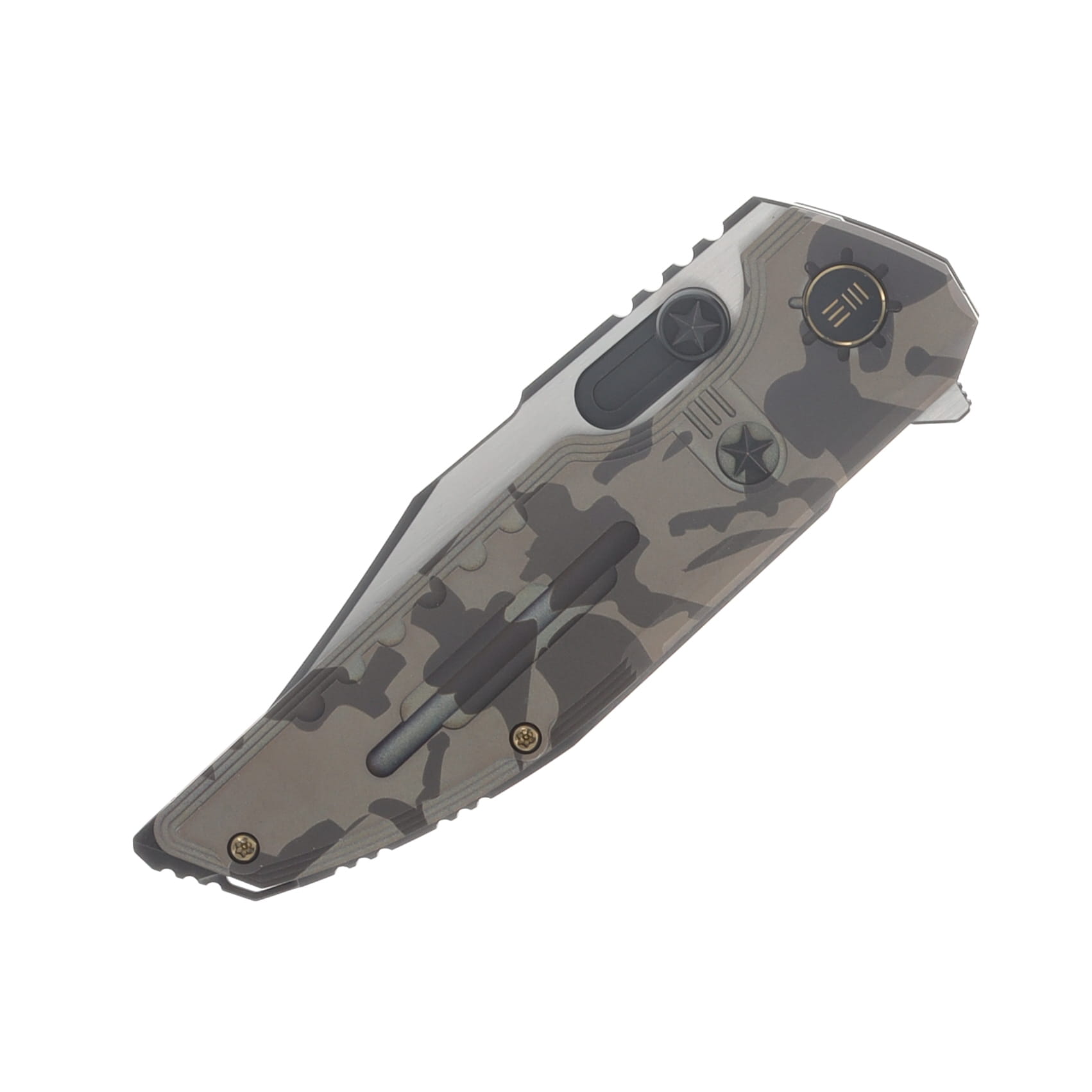 WE Knife Co Army Inspired Muster Folder Desert Terrain Handle Black SW M390 Blade WE23058-3 View 5