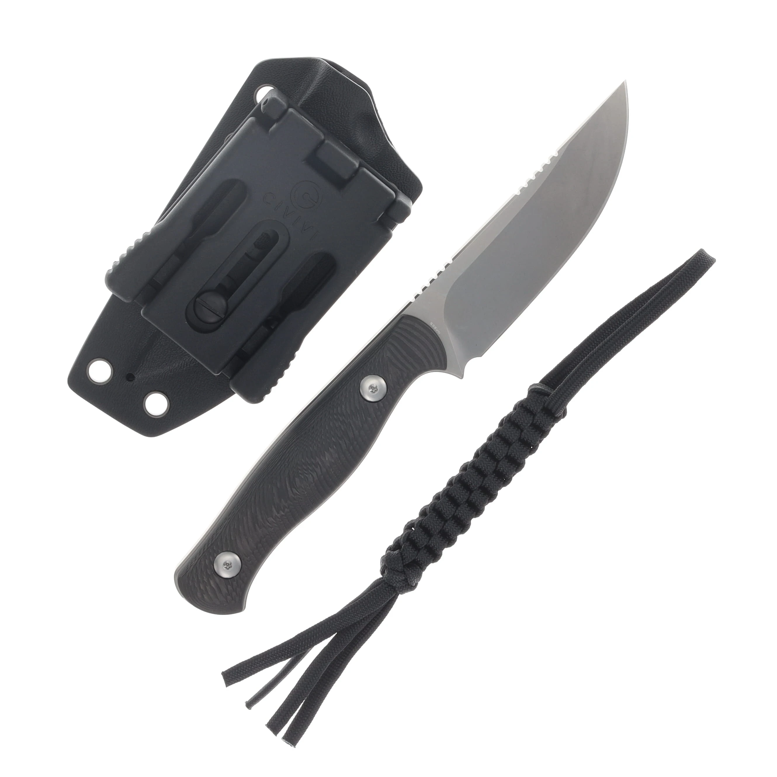WE Knife Co Notchline Fixed Knife Milled Rose Carbon Fiber Handle SW S35VN Blade WE25047-1 View 2