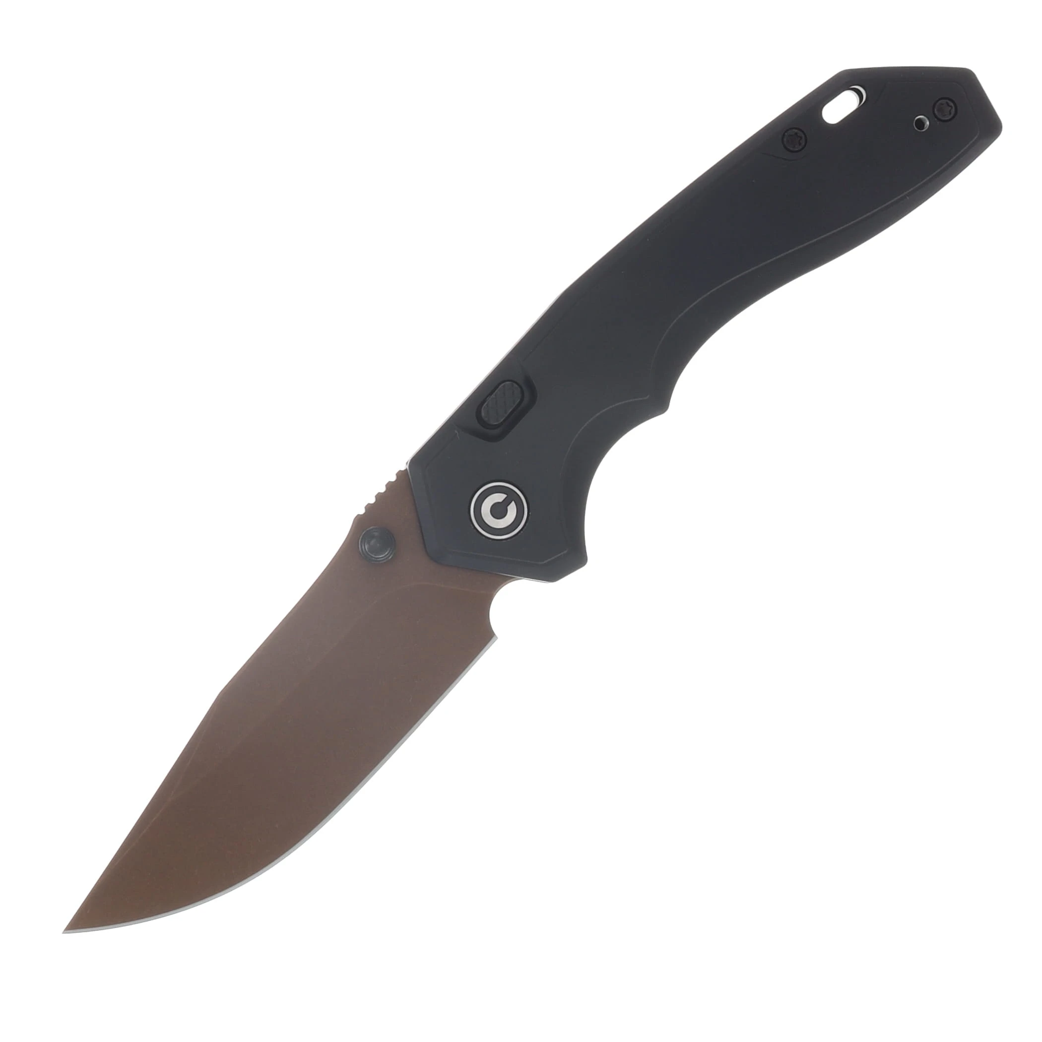 CIVIVI Brova Folder Black Aluminum Handle Dark Brown SW S35VN Blade CE25093-2 View 1