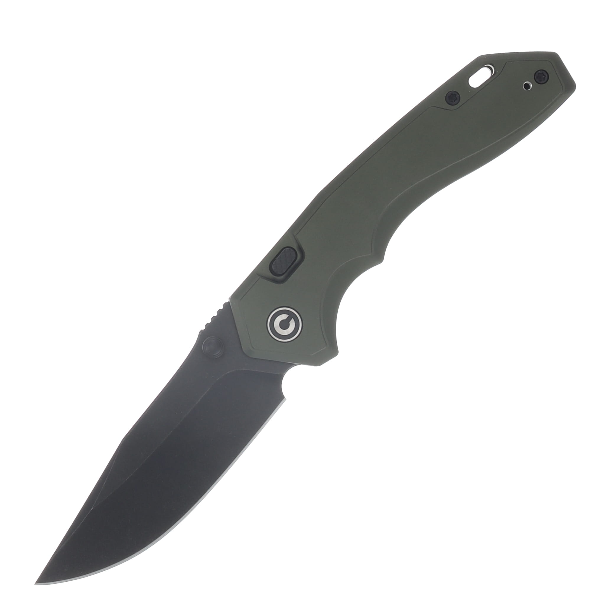 CIVIVI Brova Folder Forest Green Aluminum Handle Black SW S35VN Blade CE25093-3 View 1