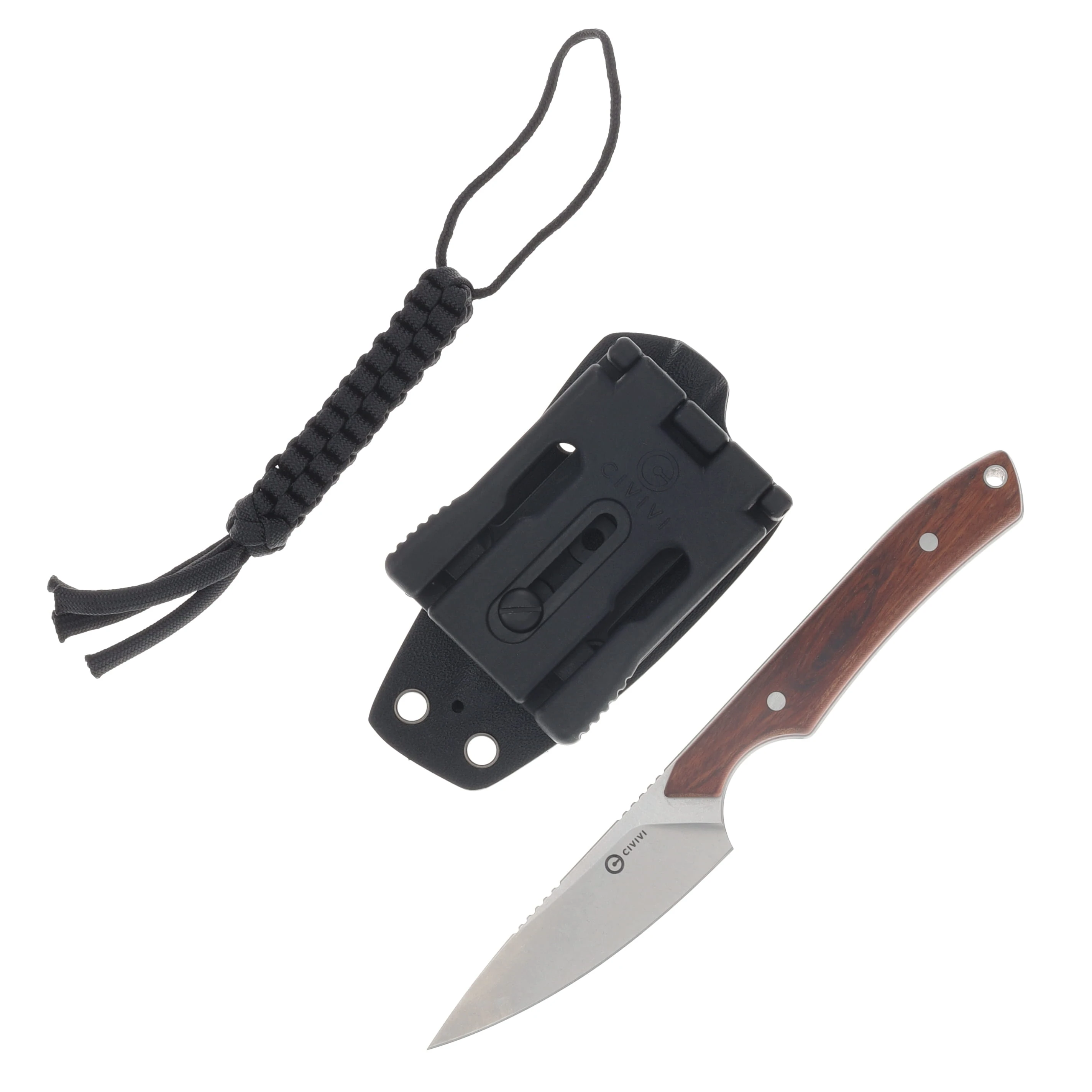 CIVIVI High Grass Field Fixed Knife Guibourtia Wood Handle SW 14C28N Blade C25084-3 View 2
