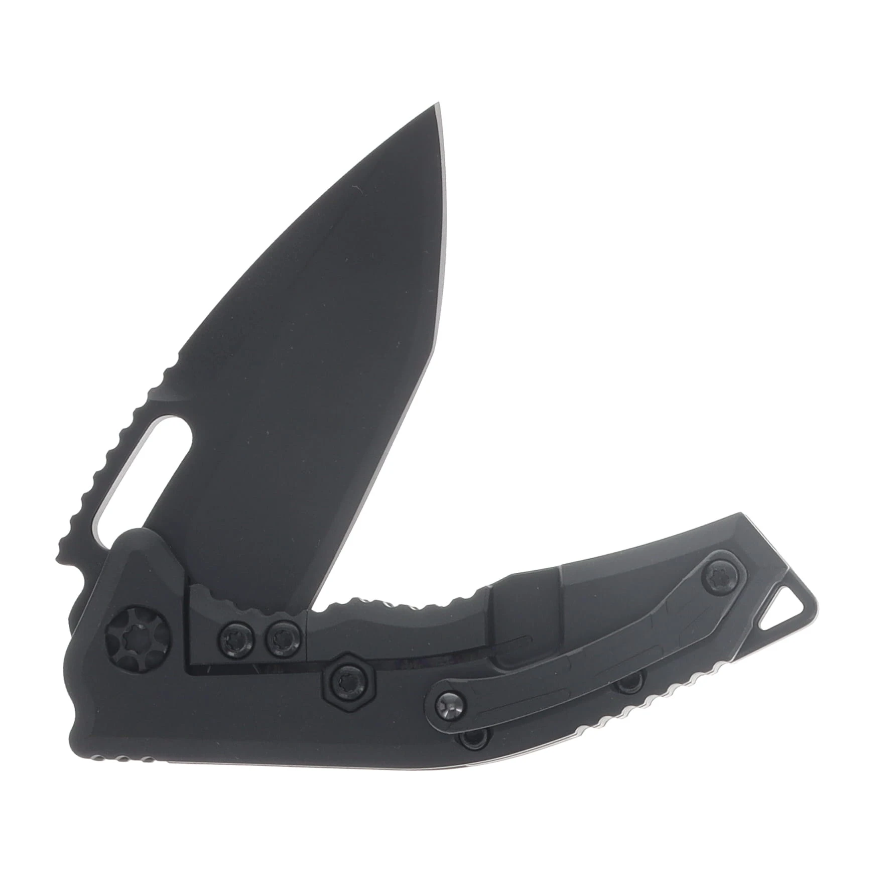 Heretic Medusa Manual Folding Knife Secret Cel Shading Purple Flow Carbon Fiber H009-SC-PUCF View 4