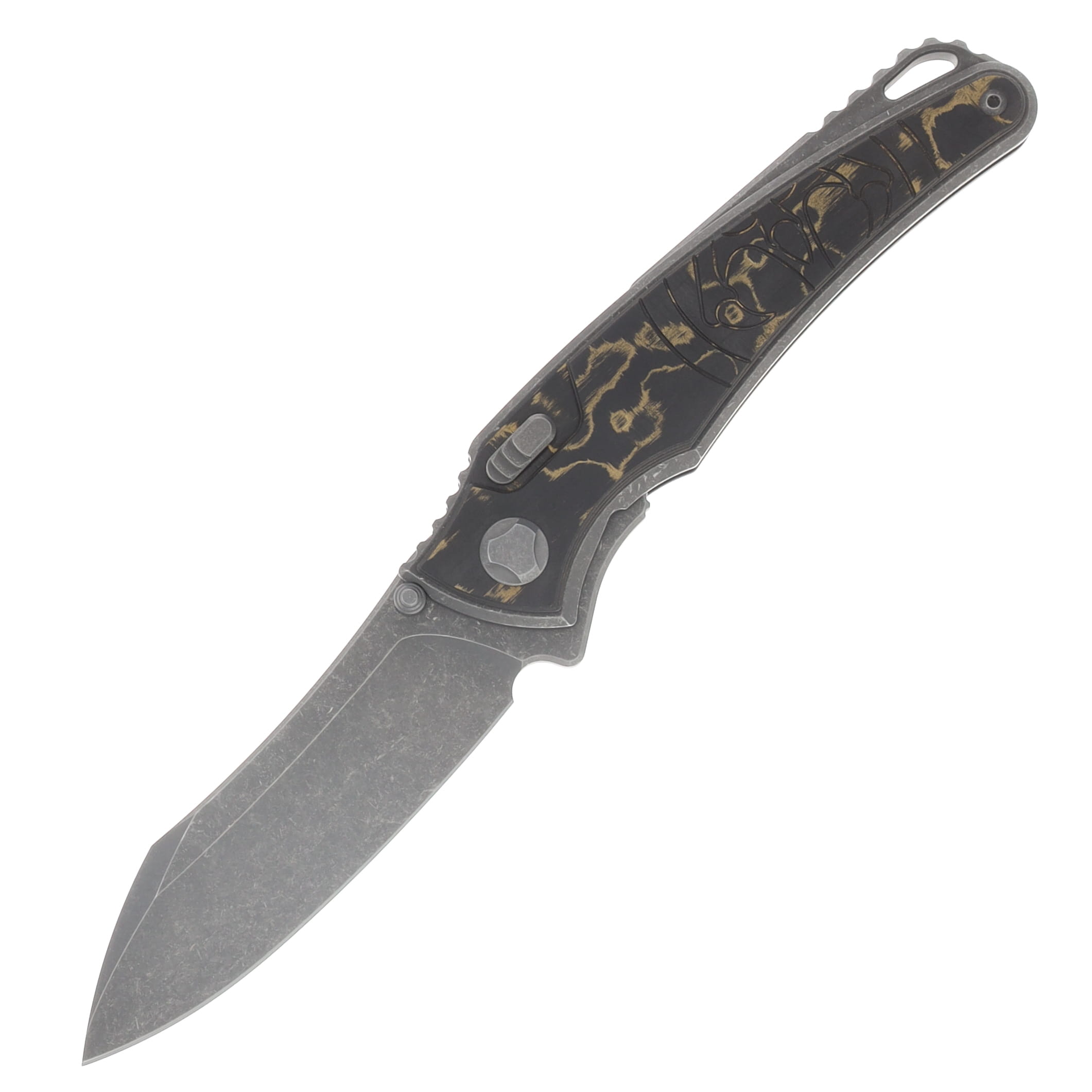 Hawk Knife Designs Talon Folding Knife Tumbled Gold Camo HAWKTALGLDCAMO View 1