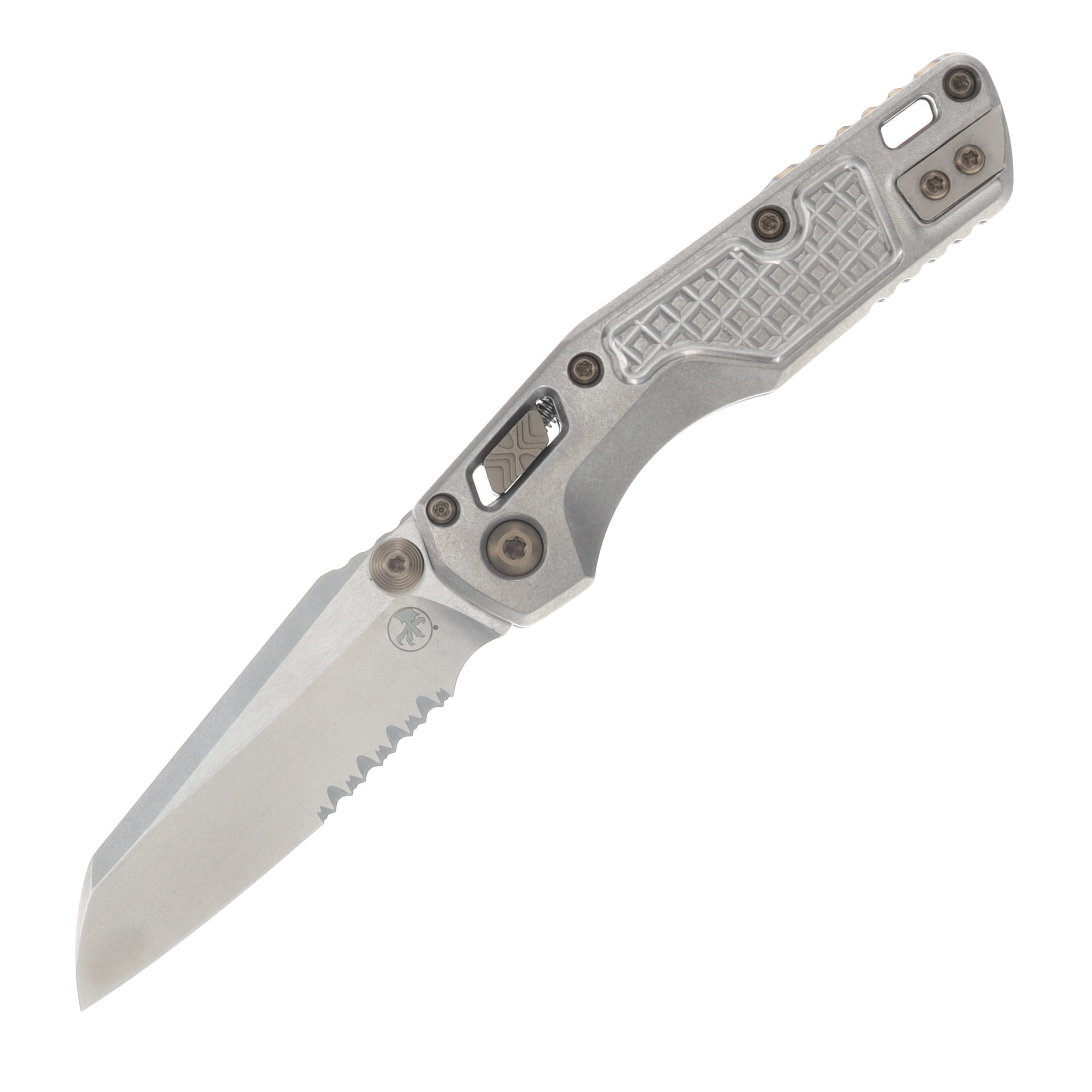 Microtech MSI Mini RAM-LOK PS Folder Marfione Select SW - SW Frag TI W Flamed TI Accent Bronzed Double Vapor Blast Stainless MT210M11FRMS5 View 1