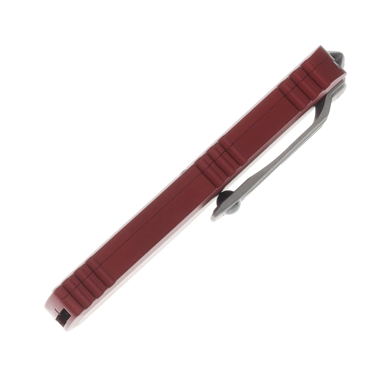 Microtech UTX-70 Gen IV OTF Auto T/E Apocalyptic Part Serrate Merlot AUMT1149411APMR View 6