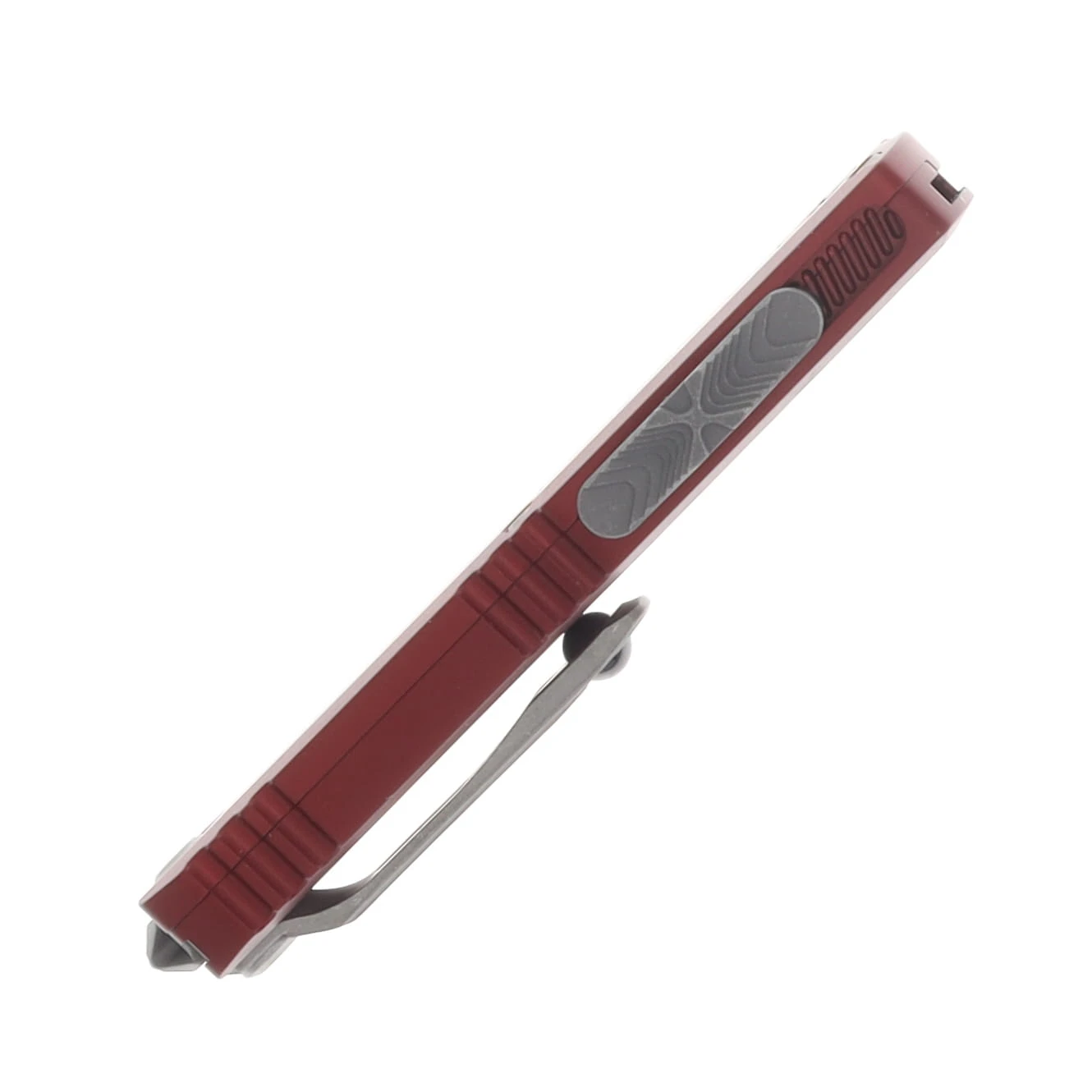 Microtech UTX-70 Gen IV OTF Auto T/E Apocalyptic Part Serrate Merlot AUMT1149411APMR View 5