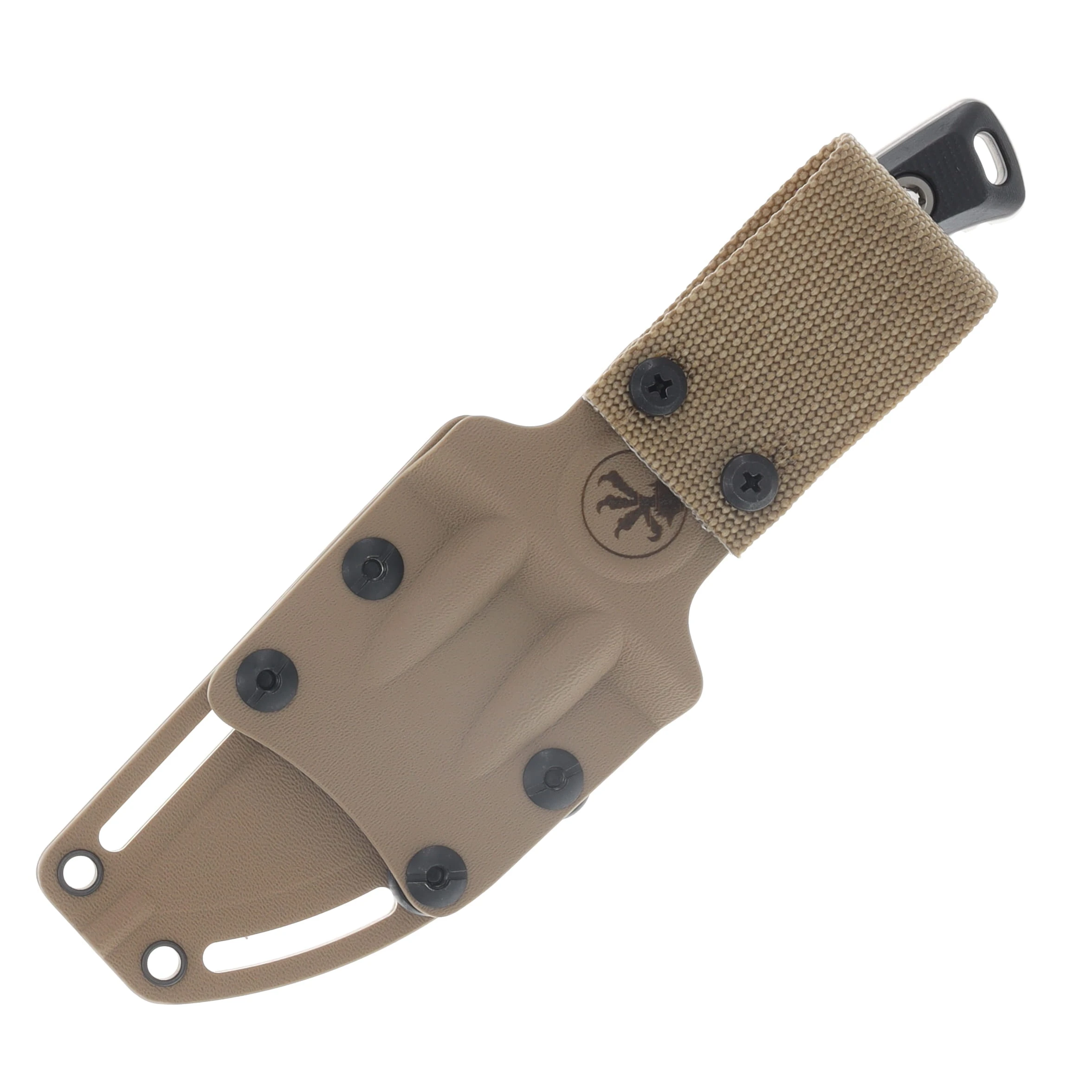 Microtech Akris Fixed Blade SW Standard G-10 Black - Tan Kydex Sheath W/Belt Loop MT9510BK6 View 6