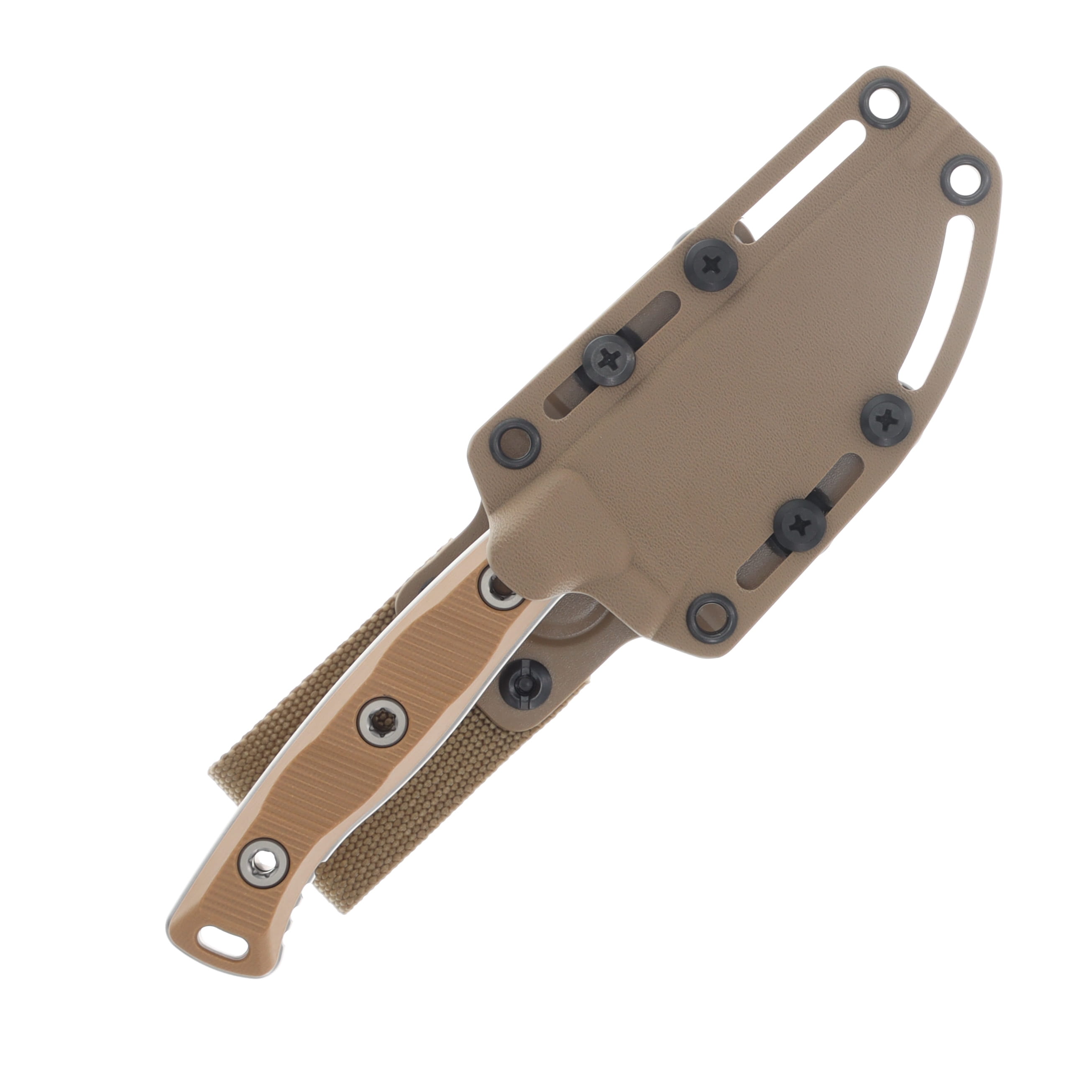 Microtech Akris Fixed Blade SW Standard G-10 Dark Earth -Tan Kydex Sheath W/ Belt Loop MT9510DE6 View 5