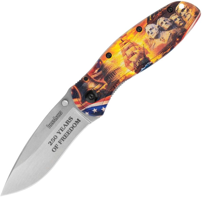 Kershaw Blur USA 250 Handle 14C28N Blade View 1