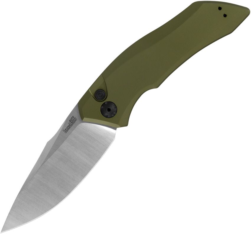 Kershaw Launch 1 Out-the-Side Auto Knife Olive Green Satin CPM 154 AUKS7100OL View 1