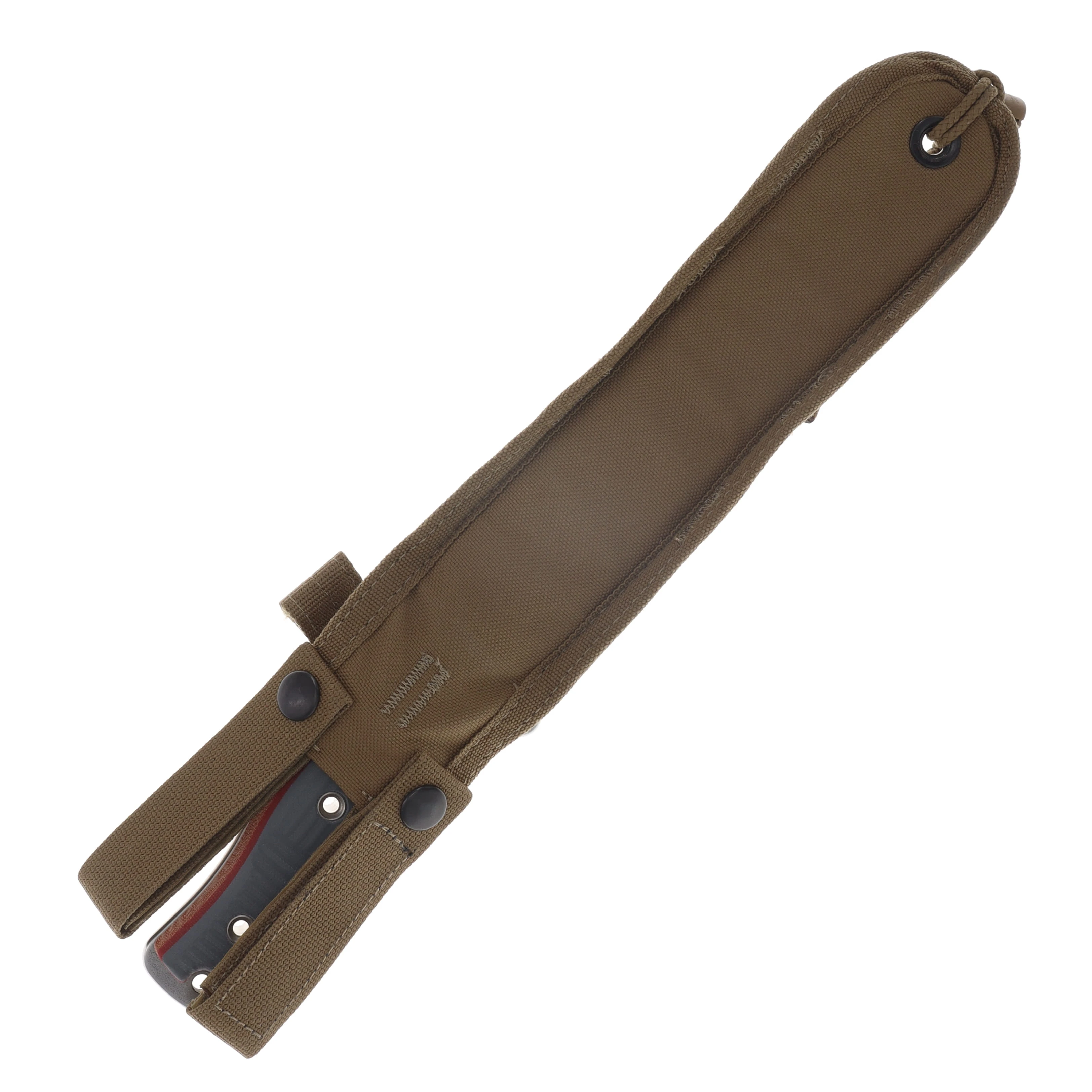 Busse Team Gemini Ultra Light Brigade Fixed Blade Stonewash/Nuclear Option Handle GEMINISWNUCGYTNRD View 3