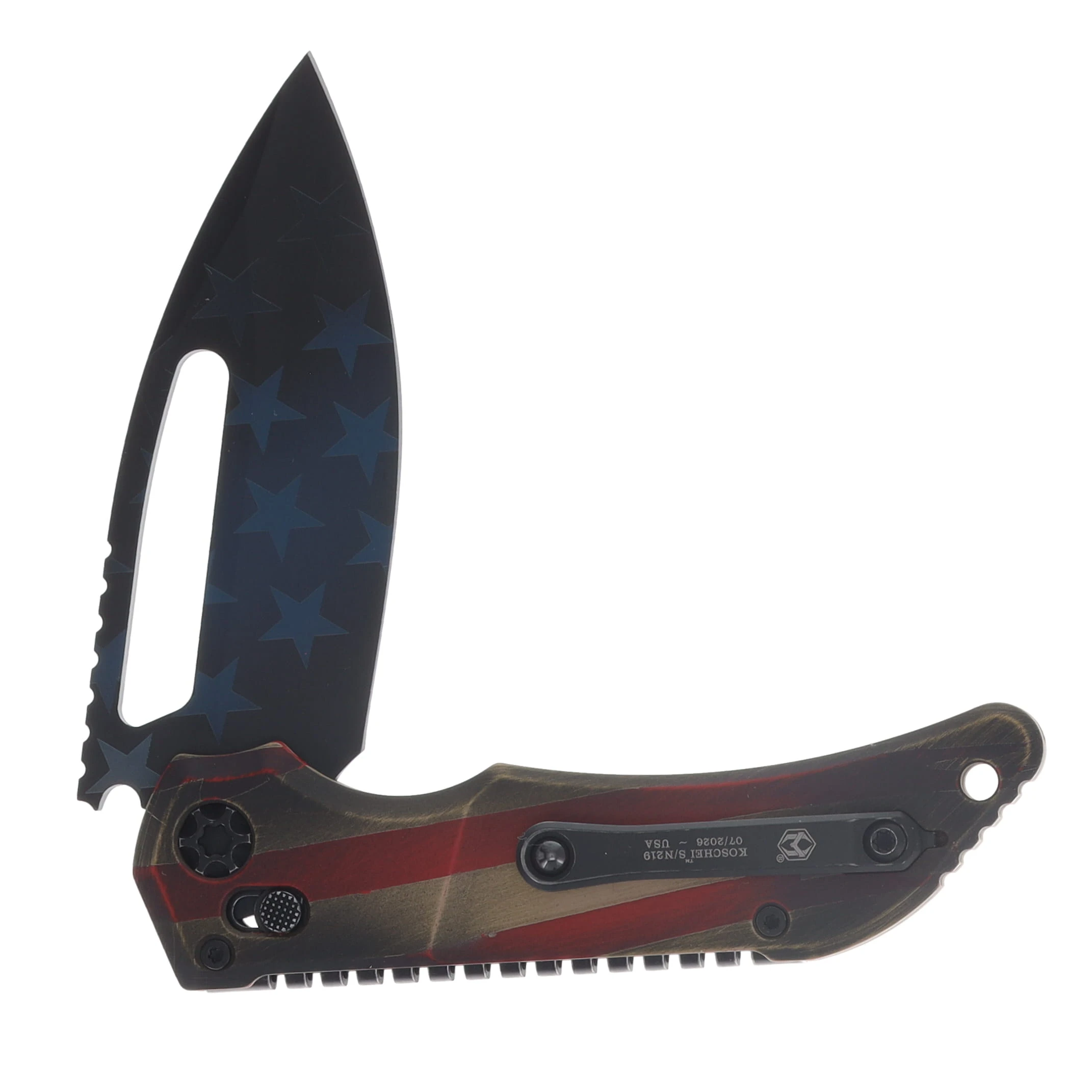 Heretic Koschei Crossbar Lock Folding Knife USA 250th Limited Edition H061-USA-250 View 3