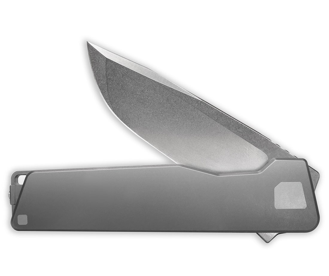 Exceed Designs AVAIR Framelock Flipper M390 CGT Smooth Titanium AVR-CGT-SM-BLA View 1