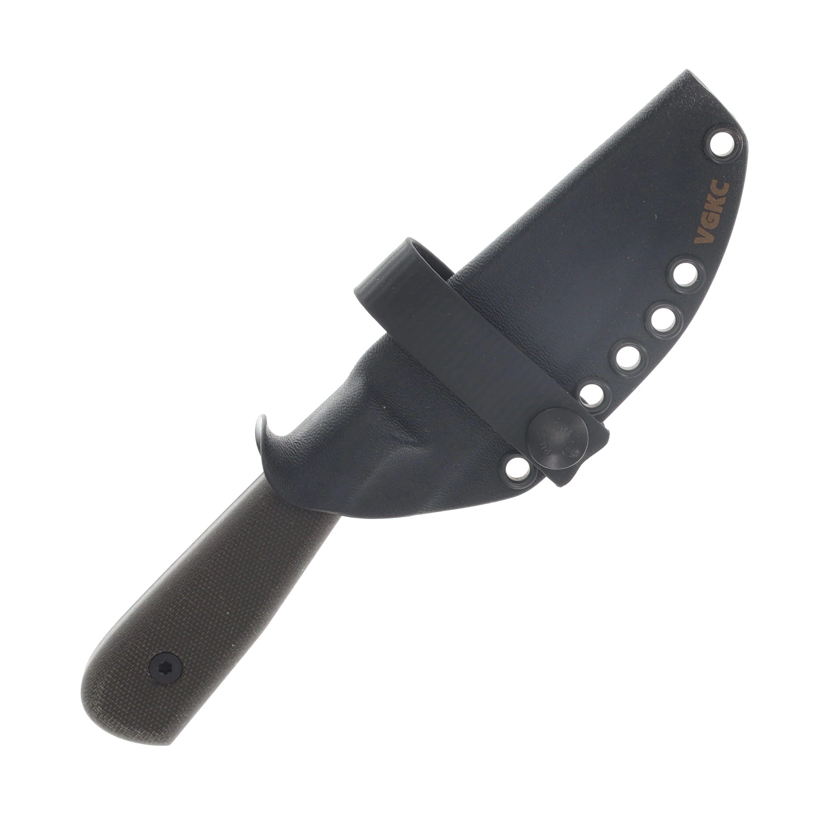 Very Good Knife Co Adventure Fixed Knife Green Micarta Handle SW AEB-L Blade VGKCAGM View 4