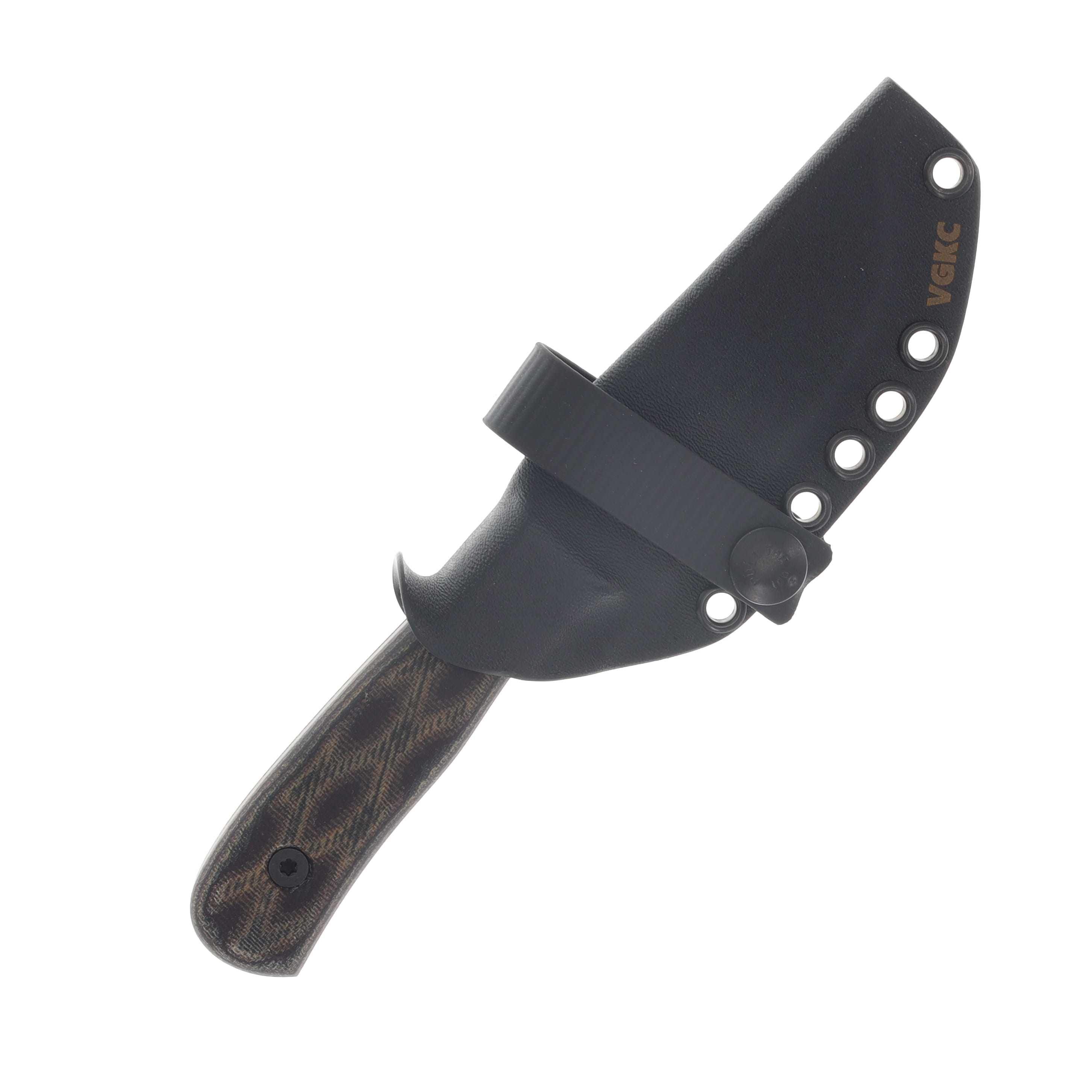 Very Good Knife Co Tradition Fixed Knife Python Micarta Handle SW AEB-L Blade VGKCTPM View 3