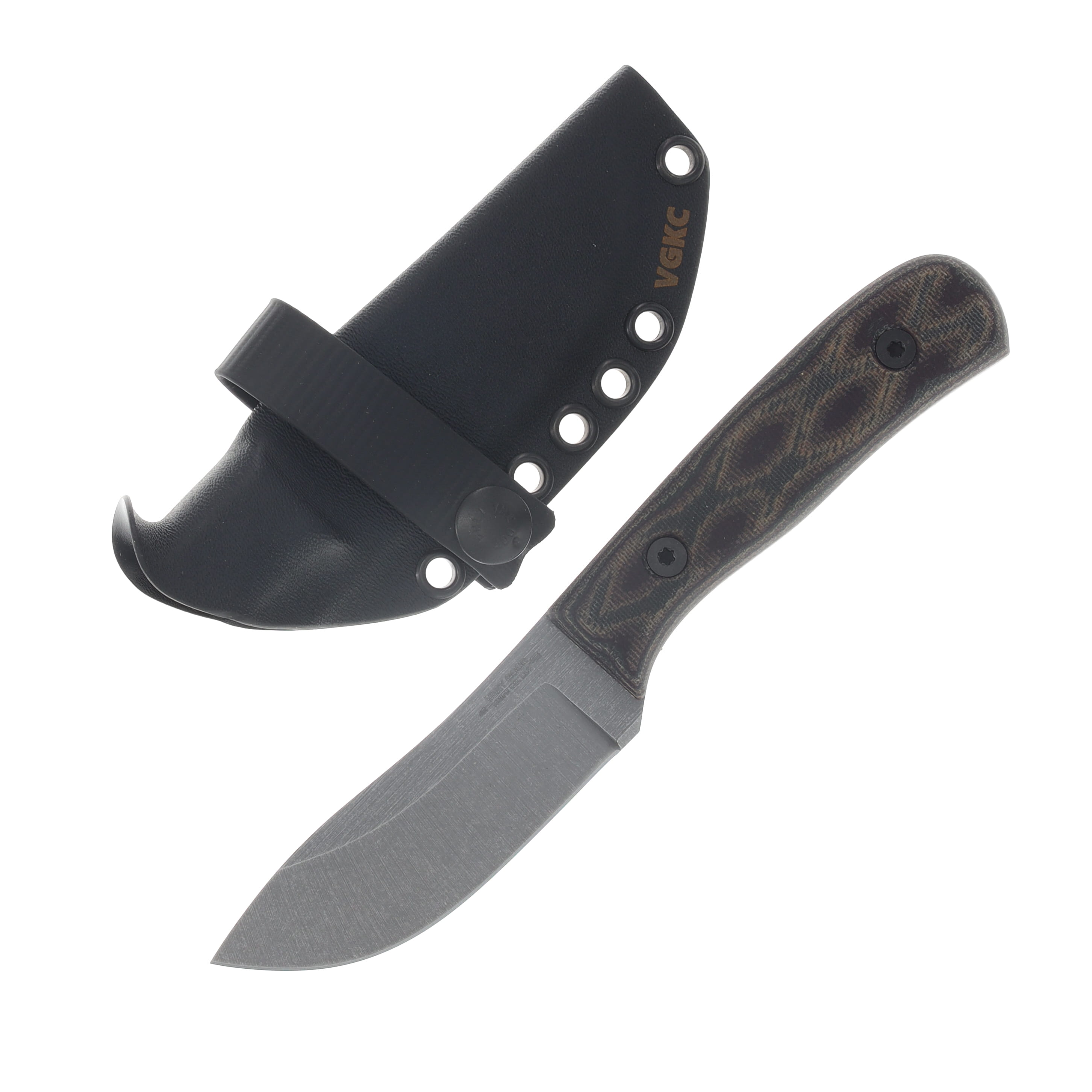Very Good Knife Co Tradition Fixed Knife Python Micarta Handle SW AEB-L Blade VGKCTPM View 1
