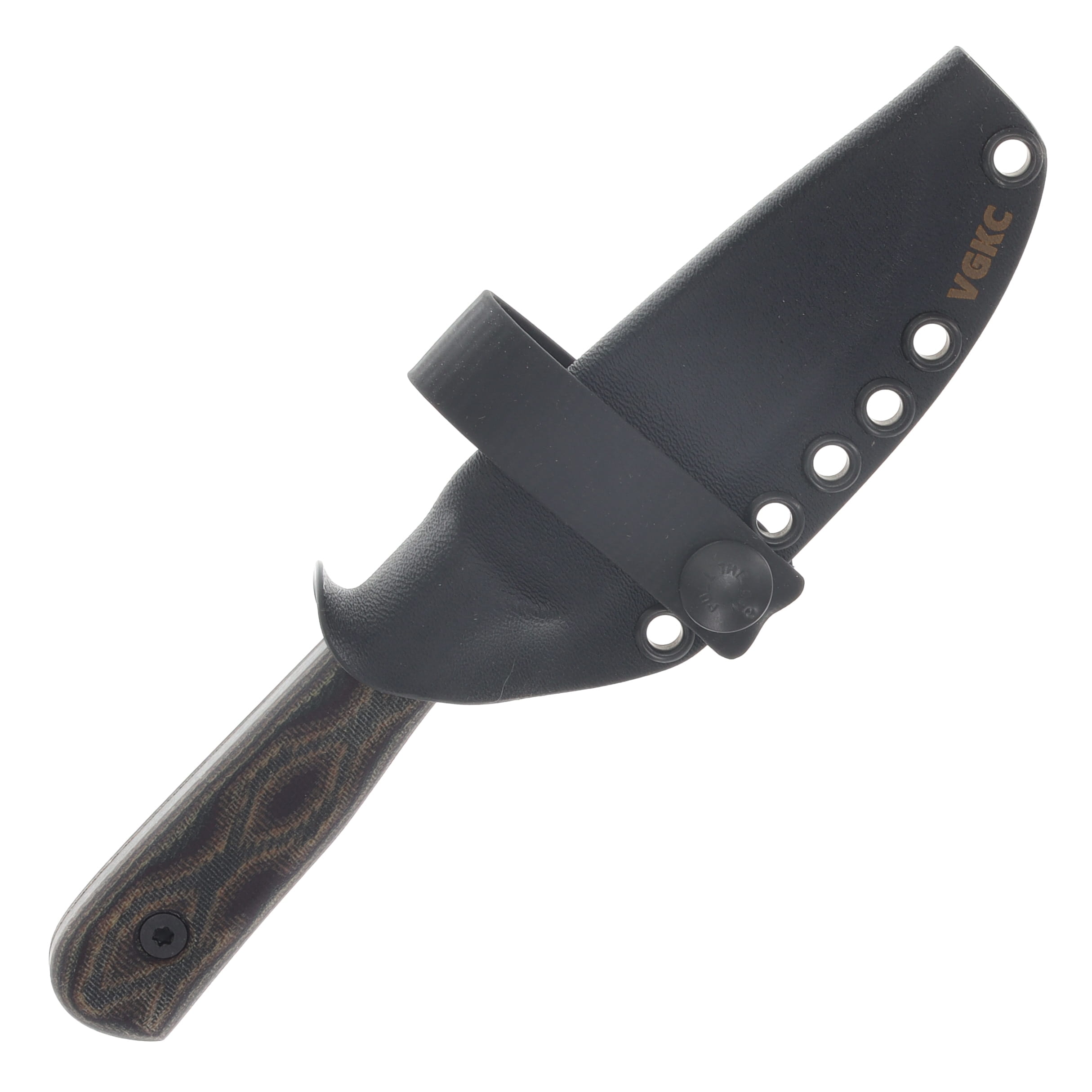 Very Good Knife Co Hornet Fixed Knife Python Micarta Handle SW AEB-L Blade VGKCHPM View 4
