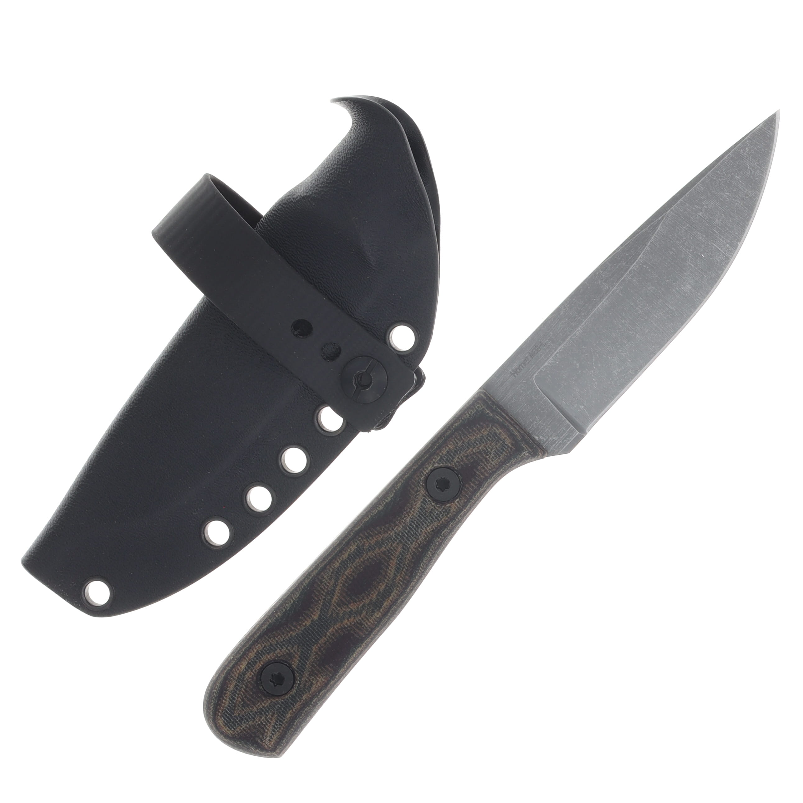Very Good Knife Co Hornet Fixed Knife Python Micarta Handle SW AEB-L Blade VGKCHPM View 2