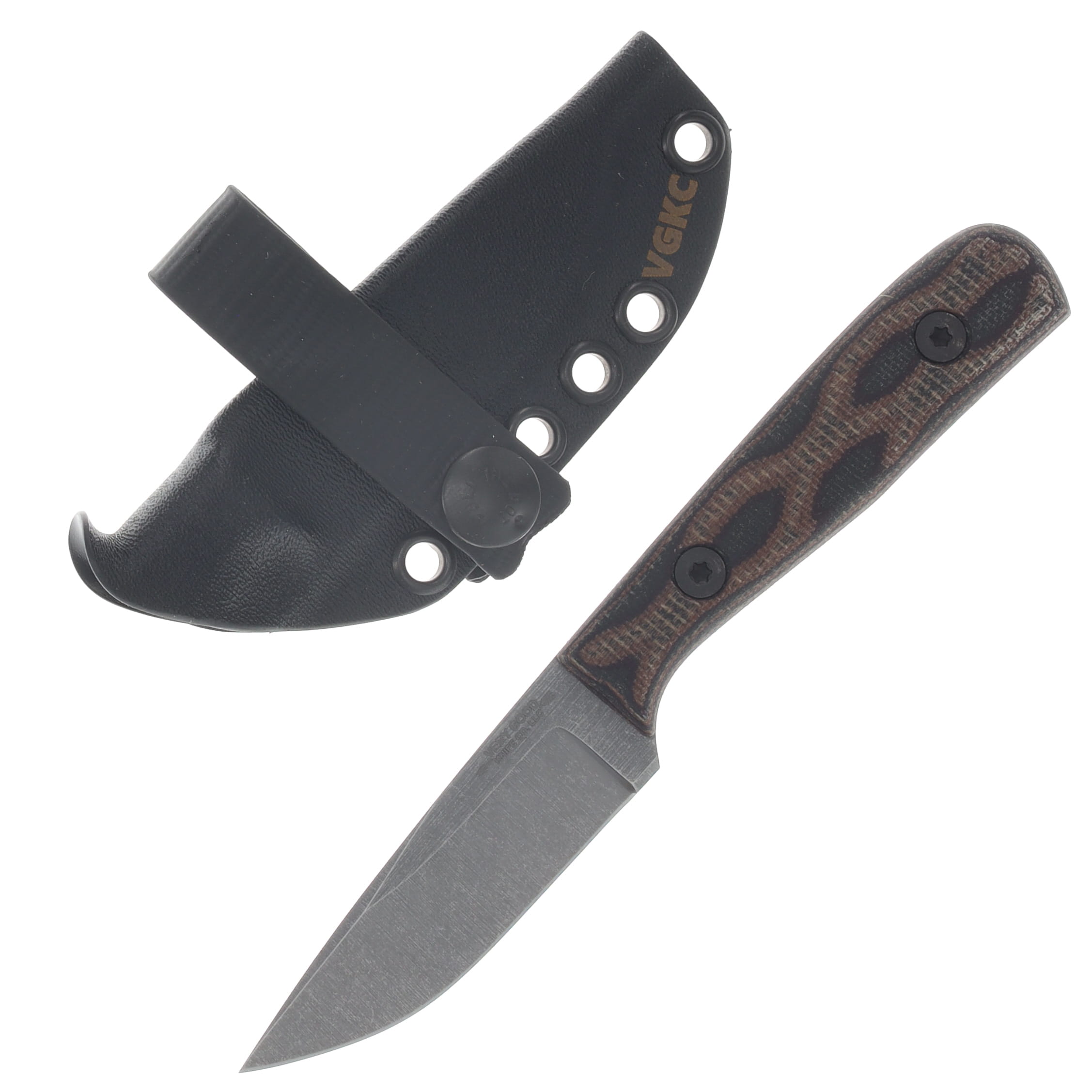 Very Good Knife Co Wasp Fixed Knife Python Micarta Handle SW AEB-L Blade VGKCWPM View 1
