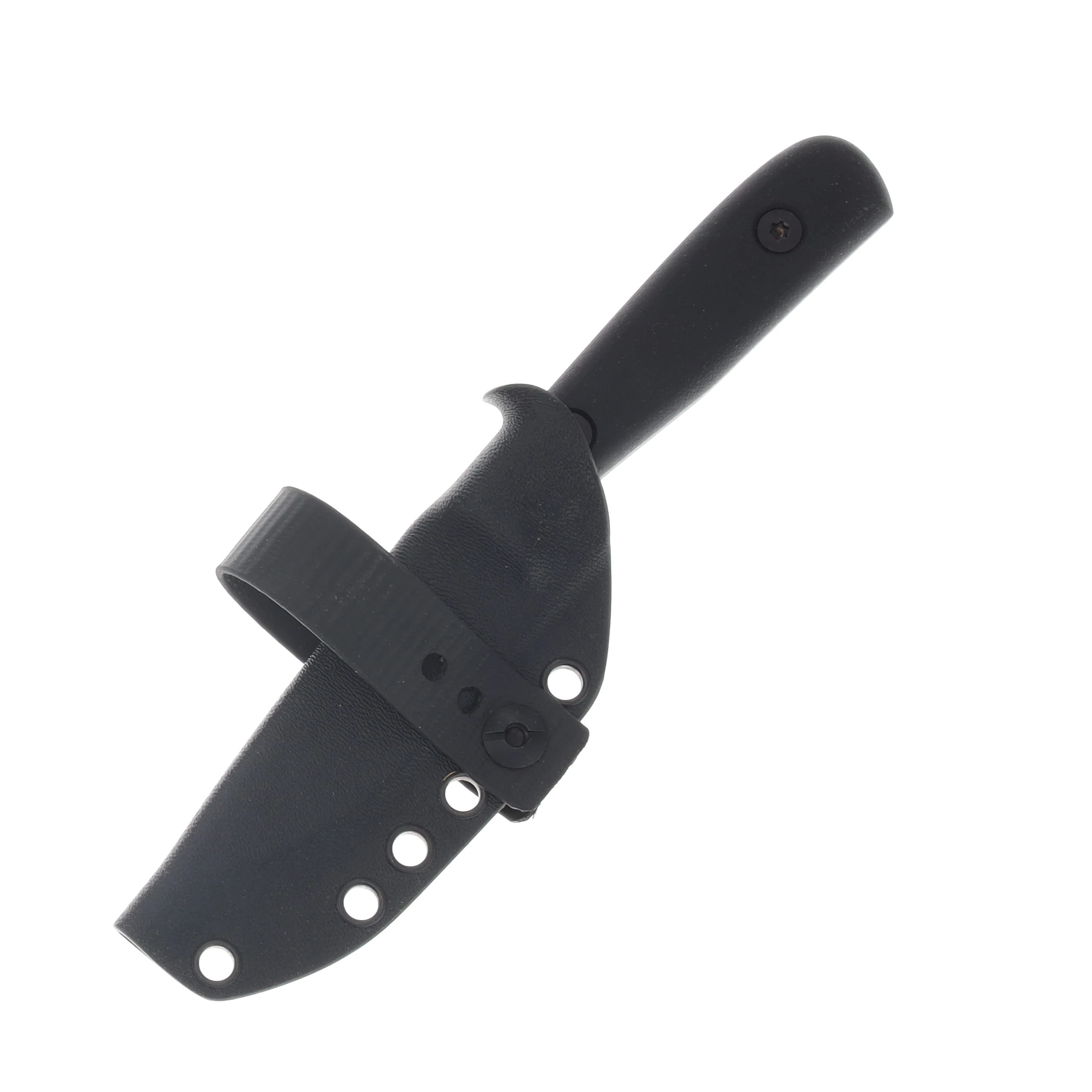 Very Good Knife Co Wasp Fixed Knife Black Micarta Handle Stonewash AEB-L Blade VGKCWBM View 3