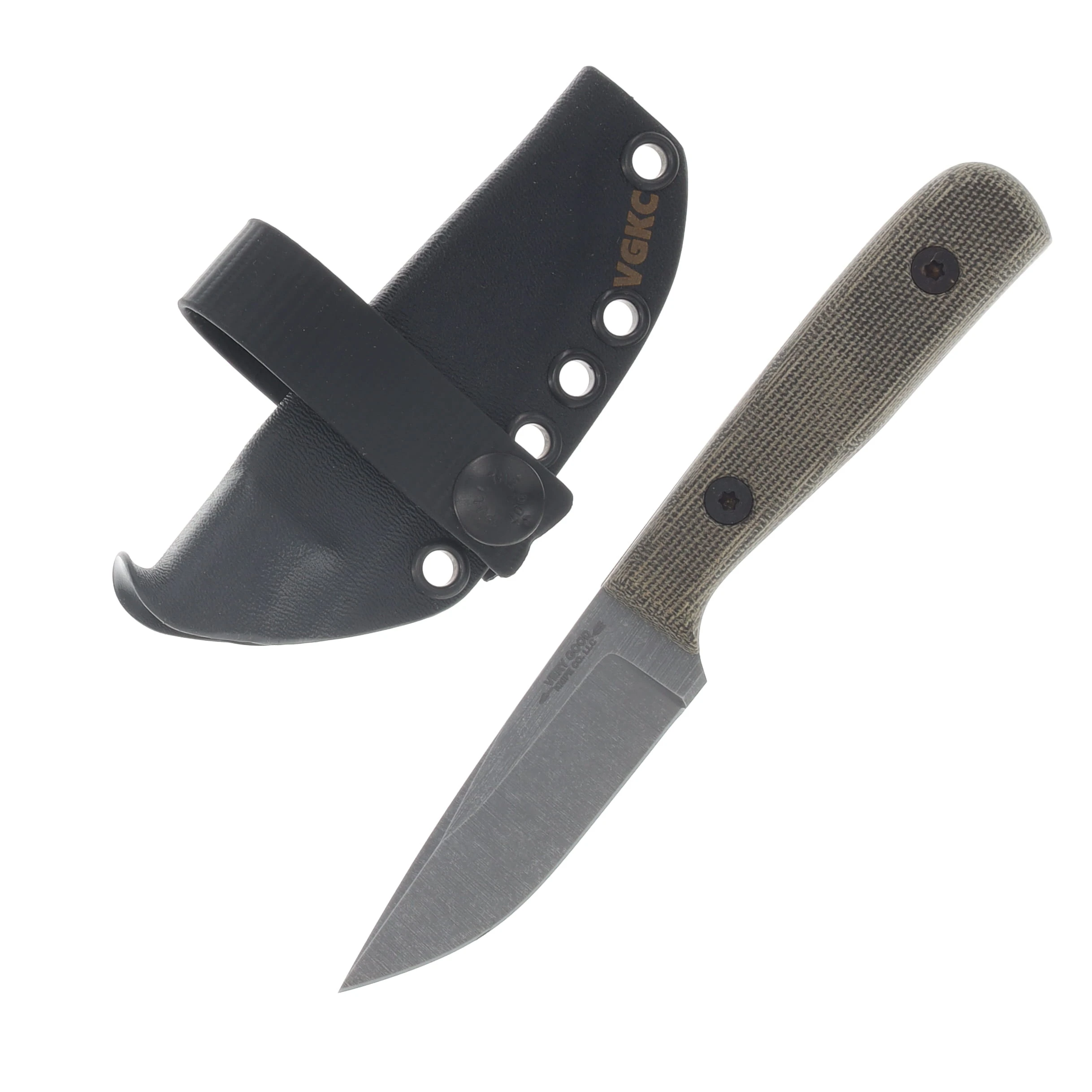 Very Good Knife Co Wasp Fixed Knife Green Micarta Handle SW AEB-L Blade VGKCWGM View 1