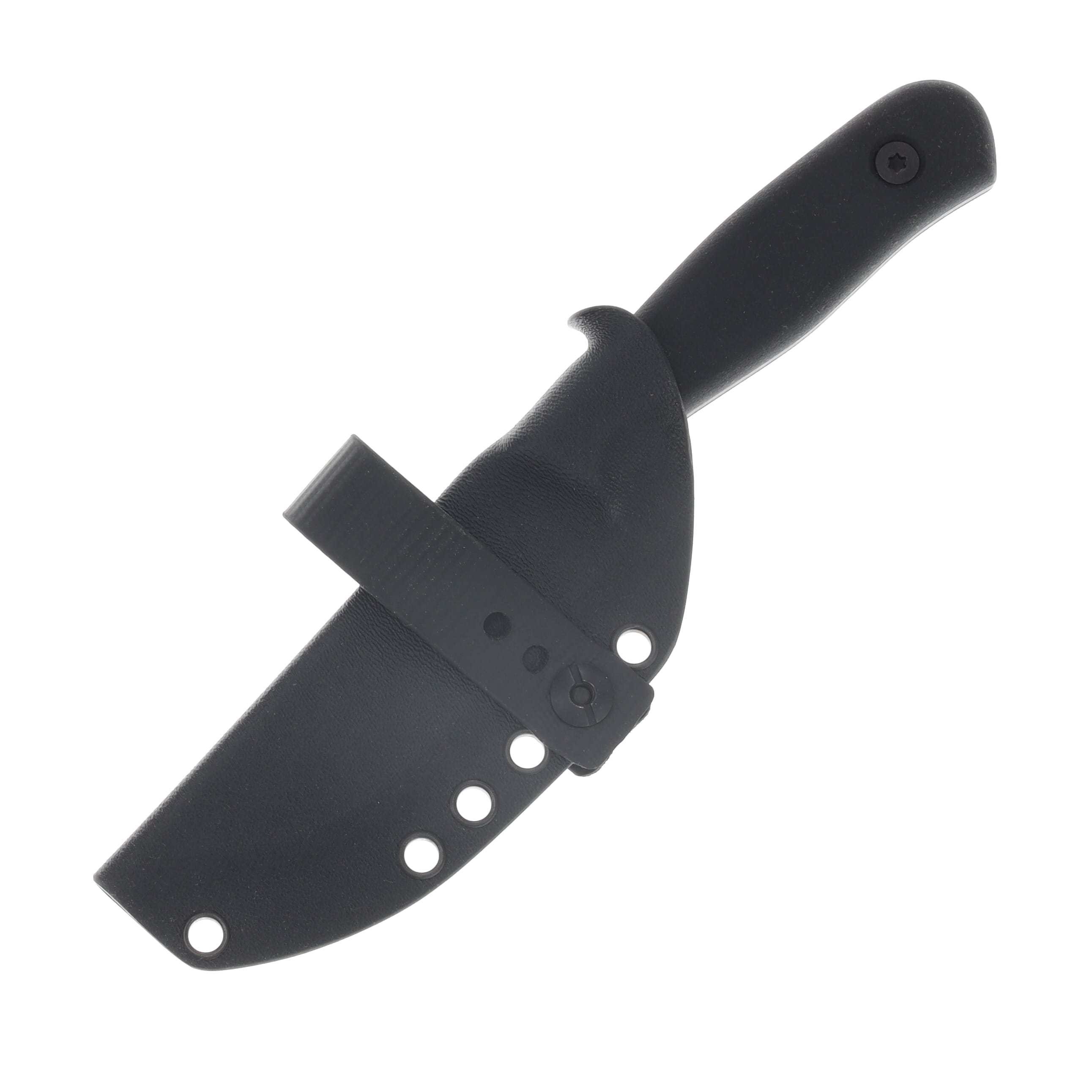 Very Good Knife Co Rev Jr Fixed Knife Black Micarta Handle Stonewash Nitro V Blade VGKCRJBM View 3