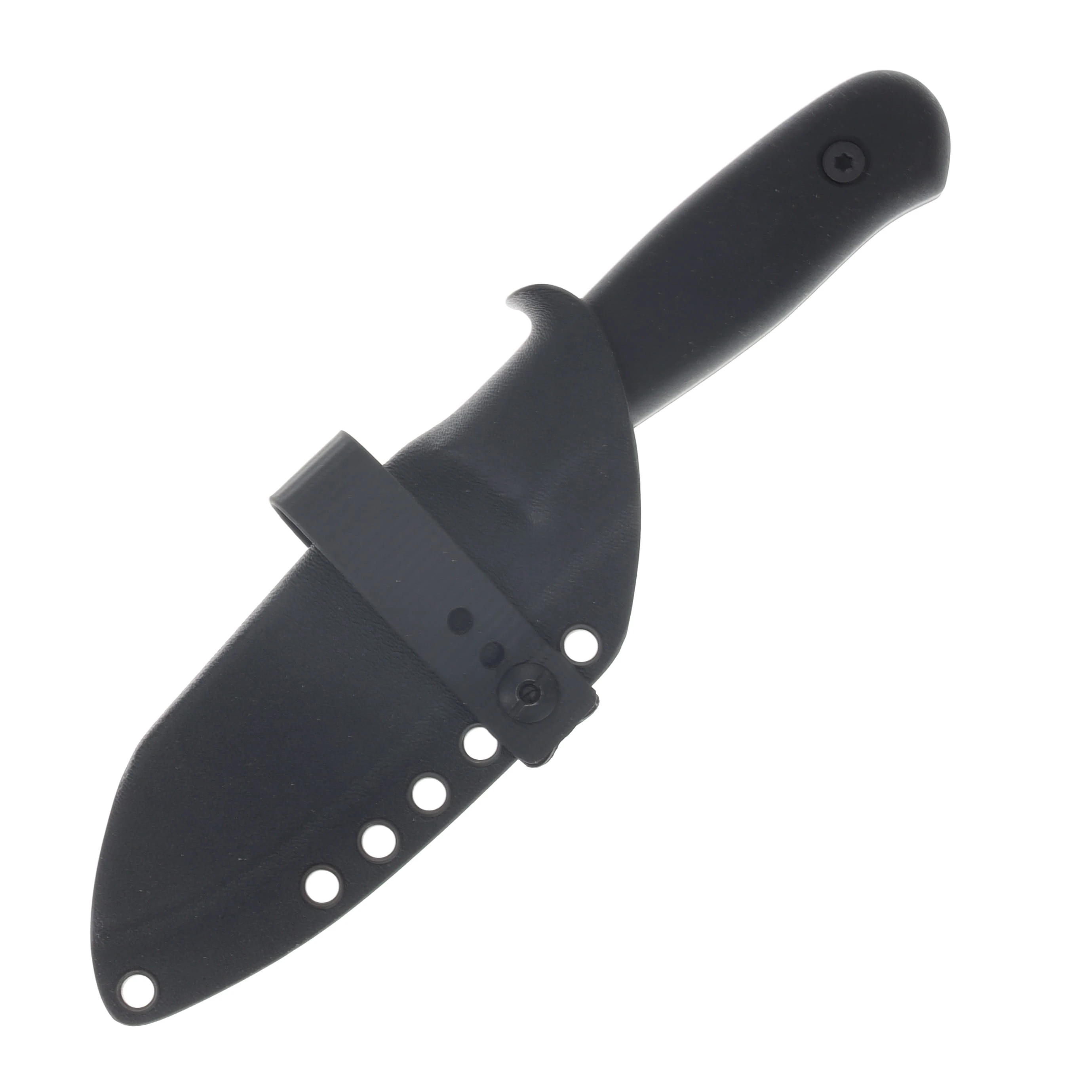 Very Good Knife Co Lone Star Fixed Knife Black Micarta Handle SW AEB-L Blade VGKCLSBM View 3