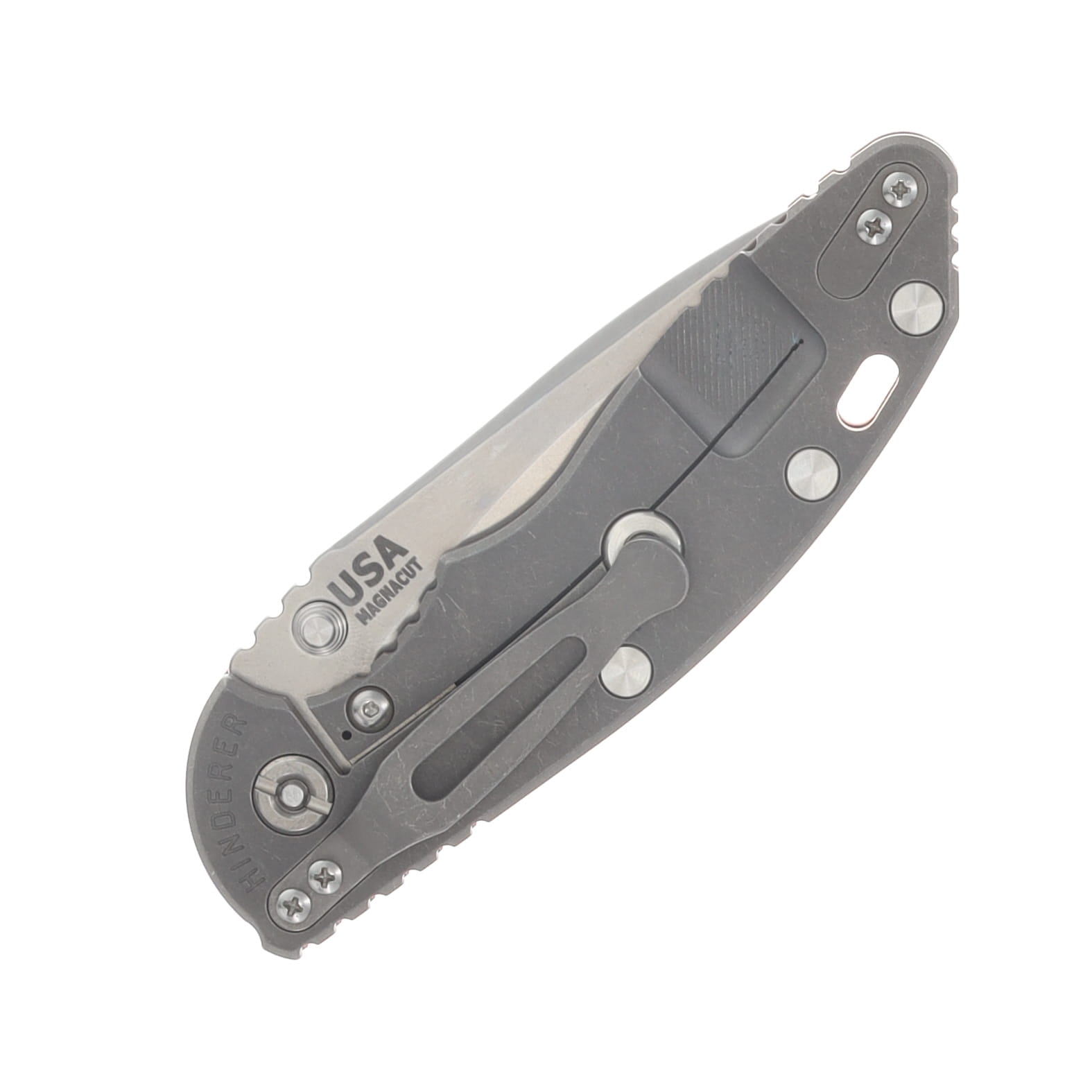 Hinderer XM-18 3.5in Magnacut Recurve Non Flipper Tri-Way Folder