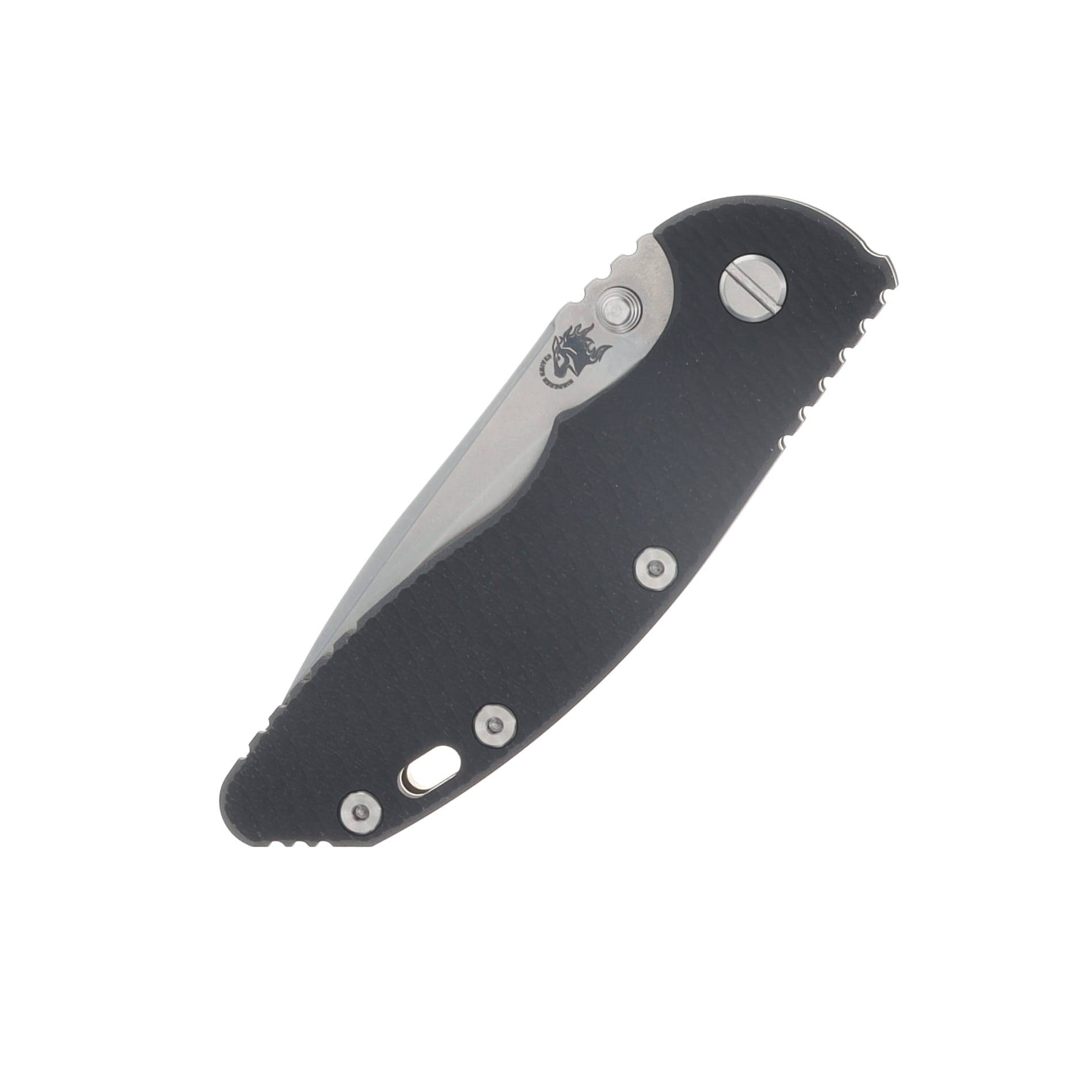 Hinderer XM-18 3.5in Magnacut Recurve Non Flipper Tri-Way Folder SW Bronze Frame Black G-10 Handle KXM35NFRECSWBZBK View 5