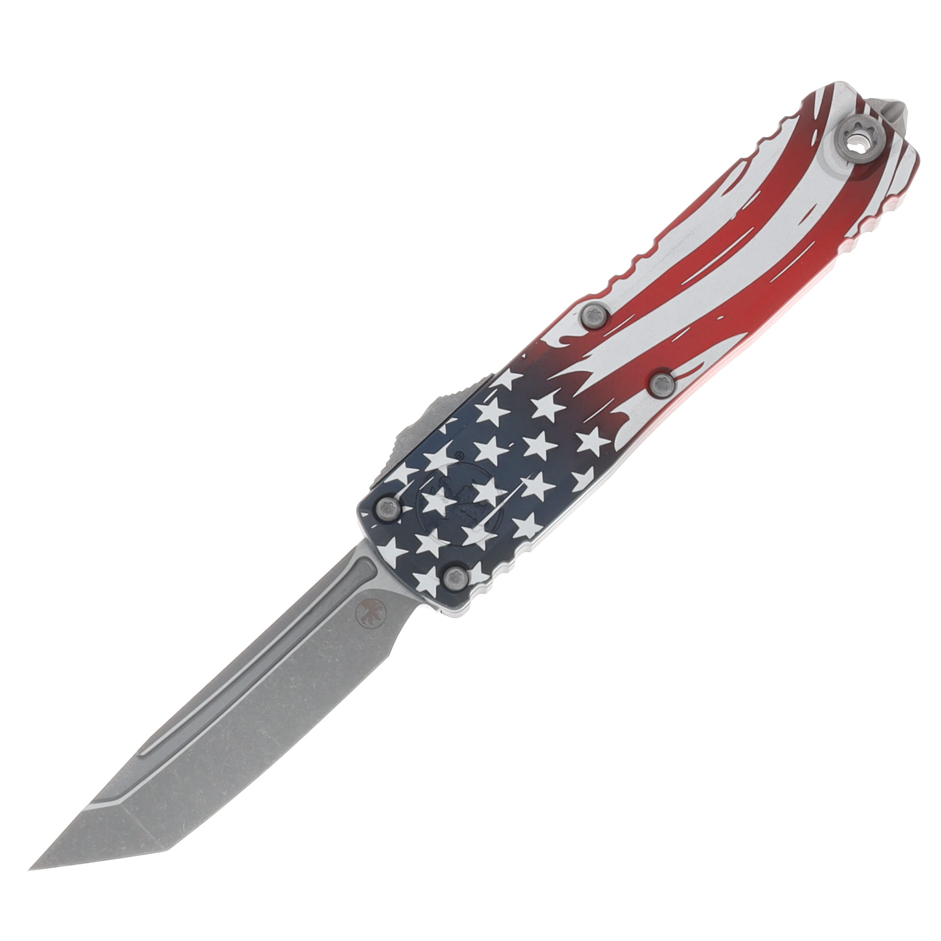 Microtech UTX-85 OTF Automatic Knife Special 250th Fourth of July Edition Apocalyptic T/E View 1
