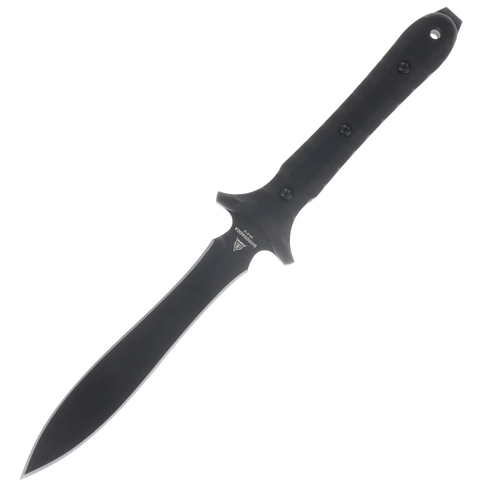 TOPS Shirodagga Fixed Blade Knife Blackout 1095/G-10 with Kydex Sheath View 4