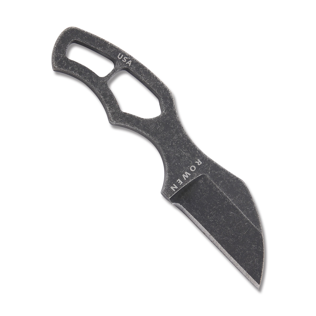 ESEE Pinch Fixed Neck Knife 1.3in Plain Edge Skeletonized Stonewash Oxide ESEEPINCH View 4