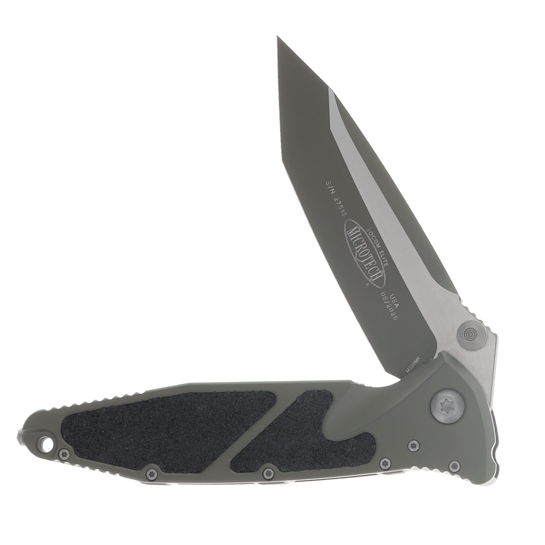 Microtech SOCOM Elite Linerlock Folder T/E Cerakote Moss Green Standard MT1611MGC21Z13 View 3