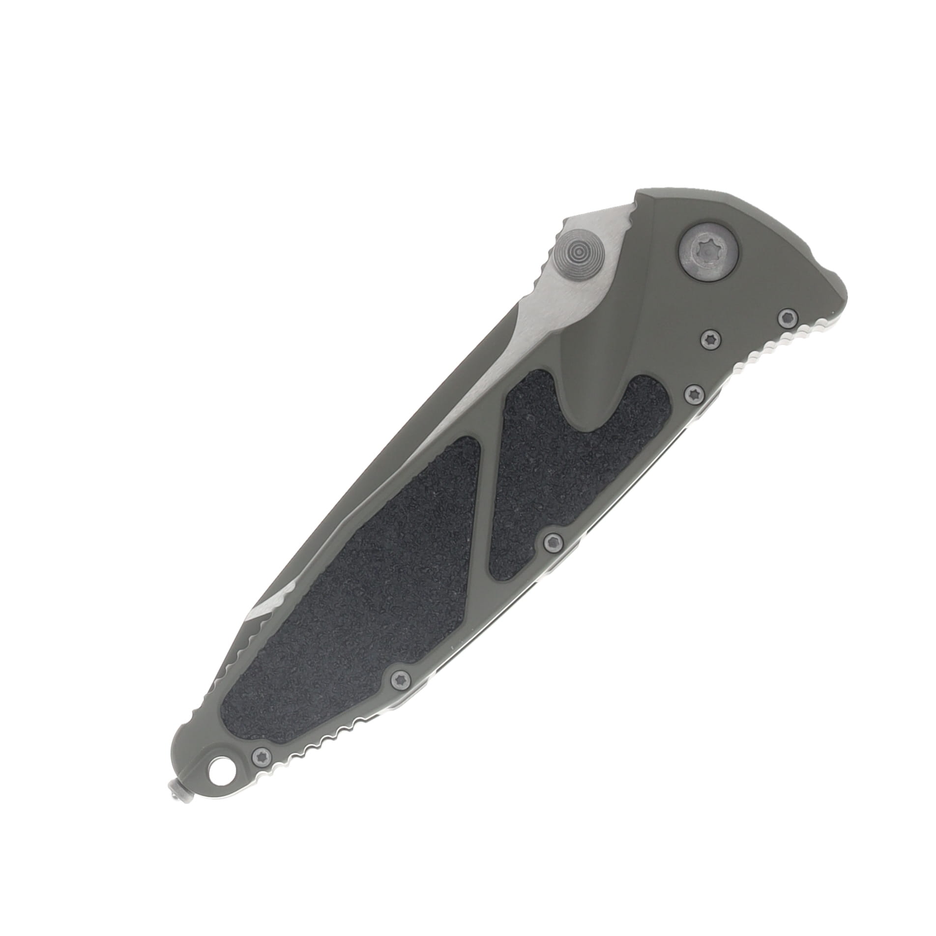 Microtech SOCOM Elite Linerlock Folder T/E Cerakote Moss Green Standard MT1611MGC21Z13 View 6