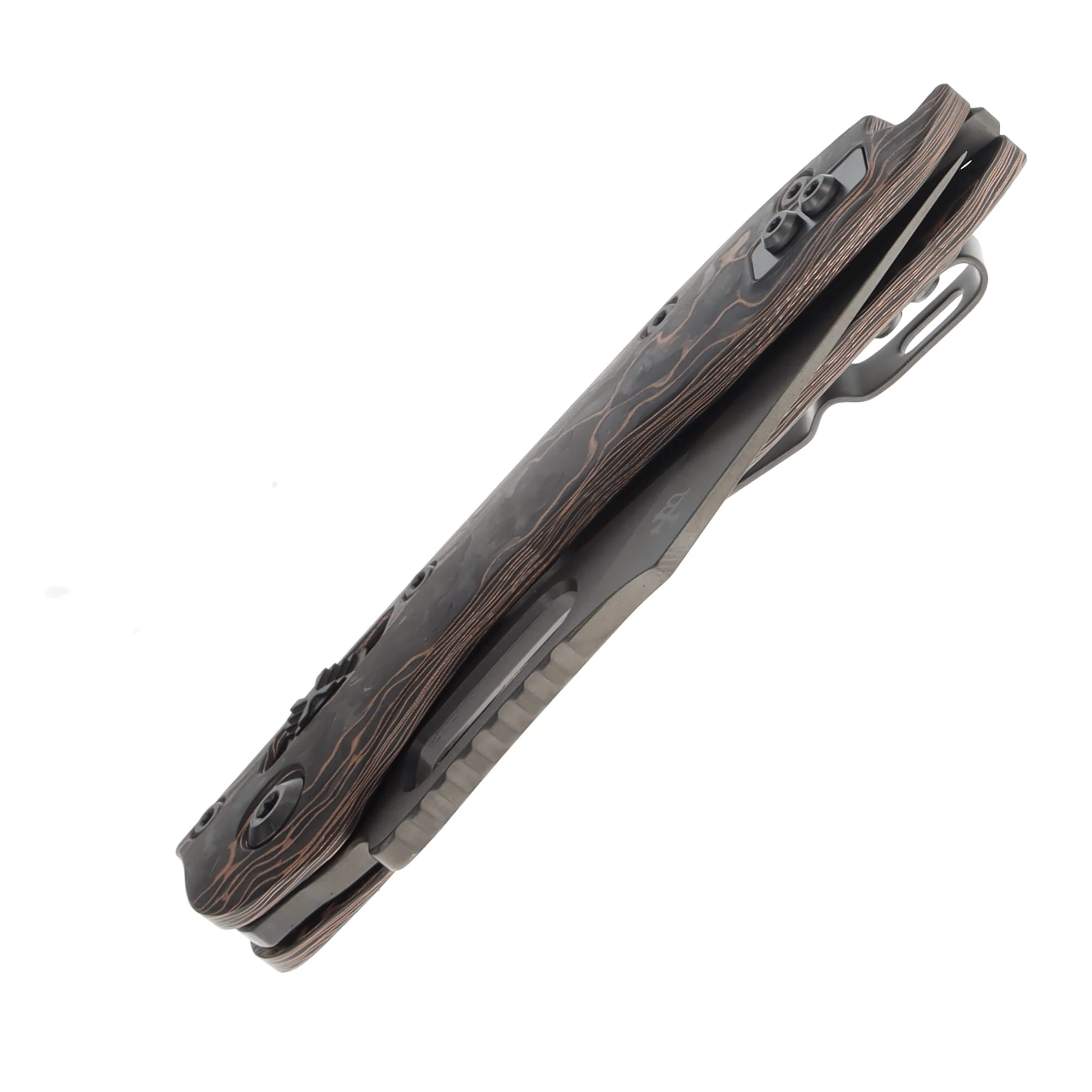 Microtech Stitch RAM-LOK Folder Marfione Select DLC SW Livewire Carbon Fiber W/DLC TI Accent MT169RL1DLCTMS1 View 7