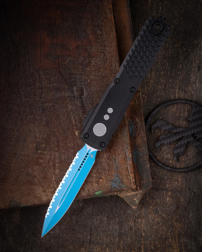 Microtech Ultratech GEN IV OTF Auto D/E Jedi Full Serrate AUMT112243JK View 8