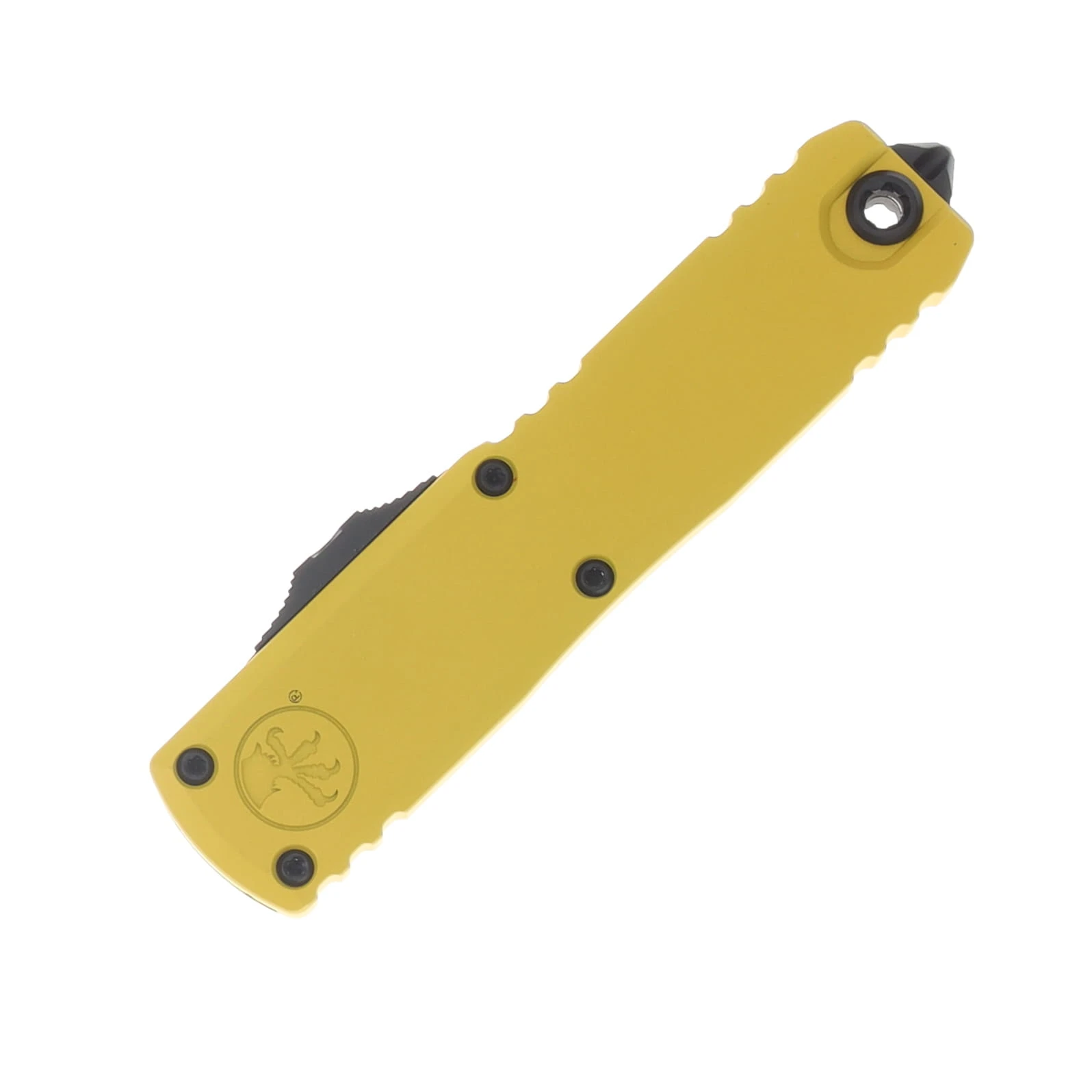 Microtech UTX-85 GEN IV OTF Auto S/E Black Standard Yellow AUMT123141YW View 3